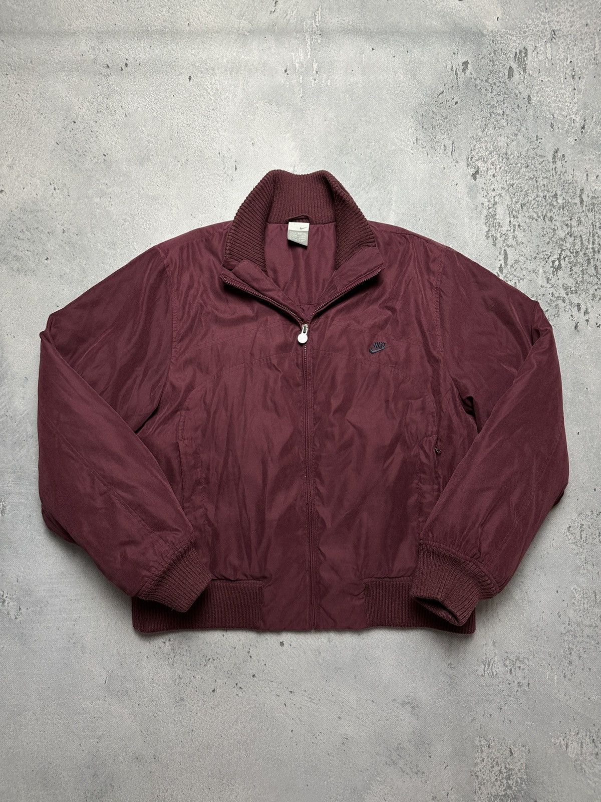 Nike Nike Vintage Bomber Track Jacket Swoosh Zip-Up y2k 90s USA Size US M / EU 48-50 / 2 - 1 Thumbnail