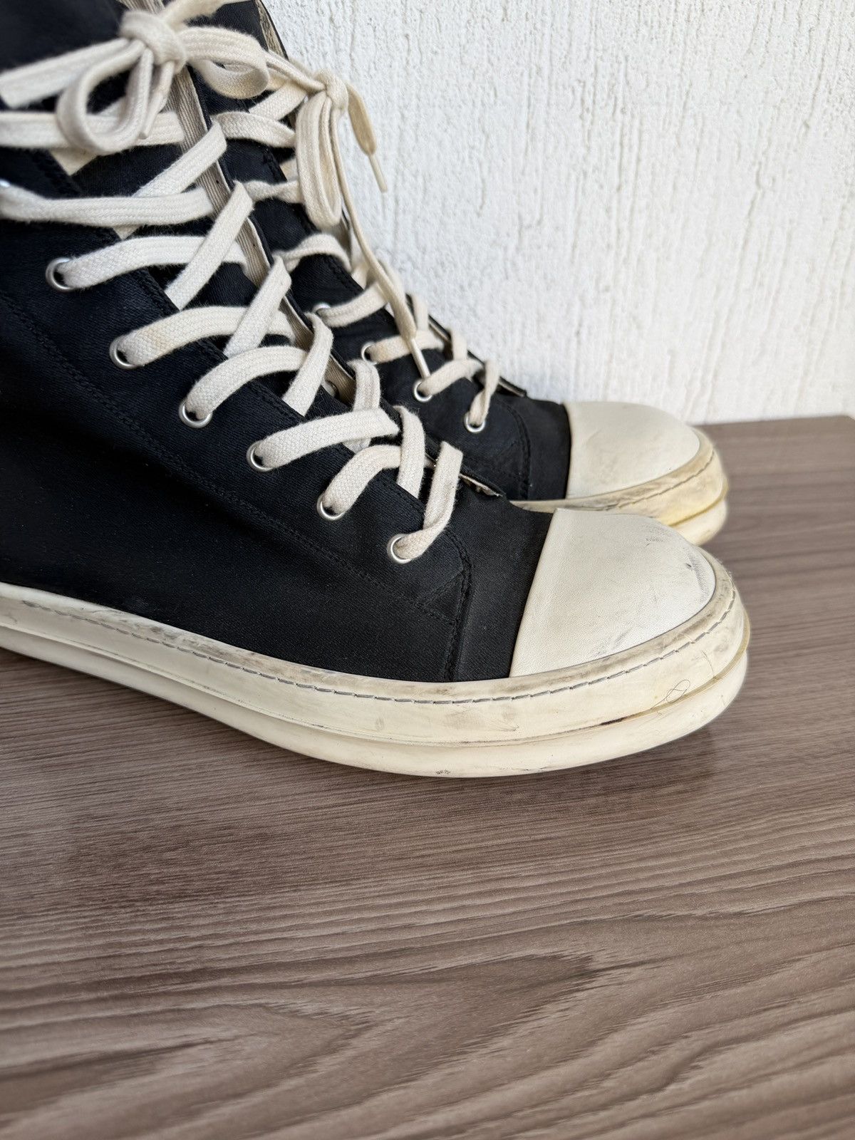 Rick Owens Drkshdw Waxed drkshdw ramones Size US 10 / EU 43 - 4 Thumbnail