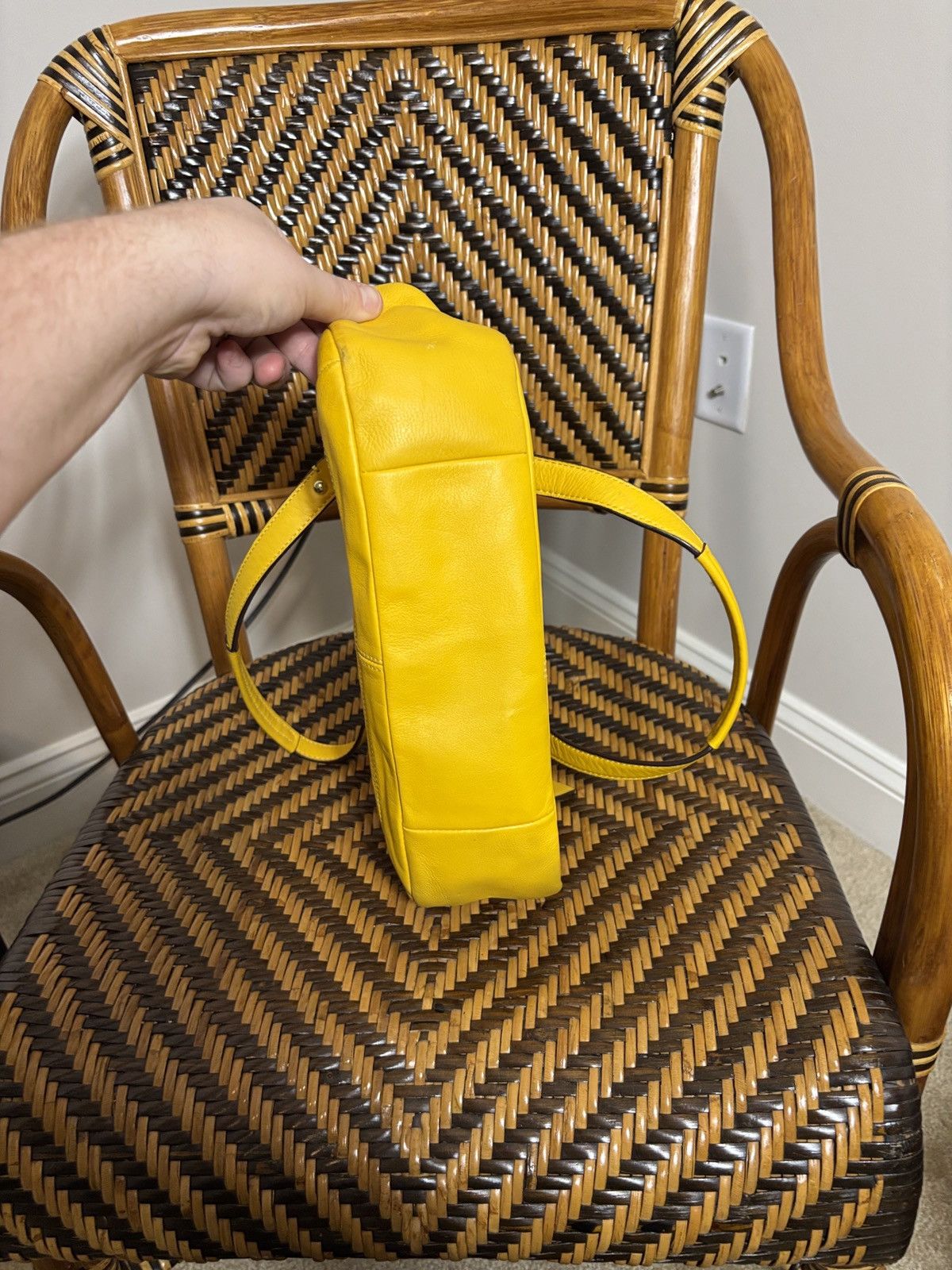 Coach Coach Campbell Crossbody Bag Yellow Rare Size ONE SIZE - 5 Thumbnail