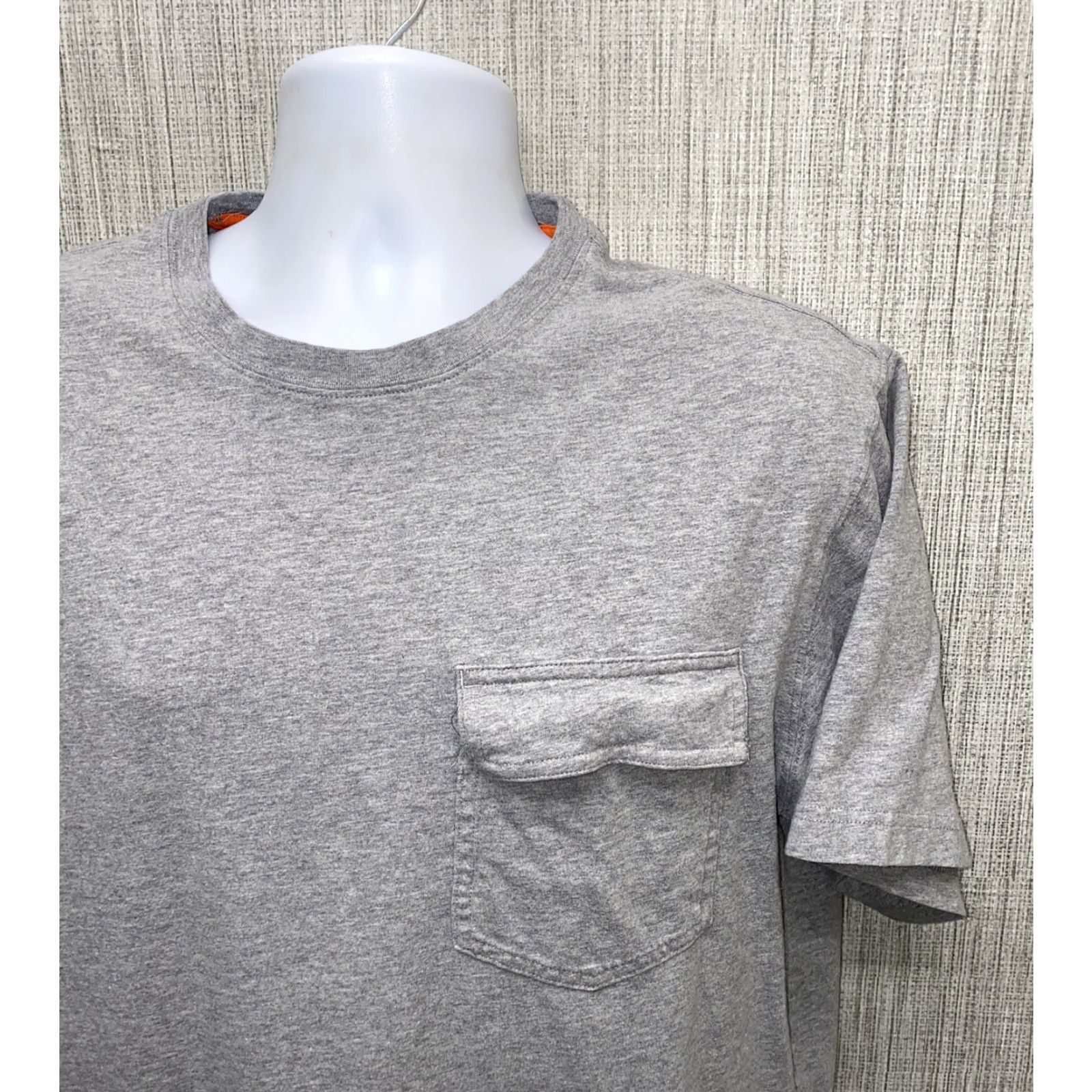 Duluth Trading Company Duluth Trading Co Mens Gray Spillfighter Longtail T-Shirt Size M White Cotton Short Sleeve Regular Shirt Men Size US M / EU 48-50 / 2 - 2 Thumbnail