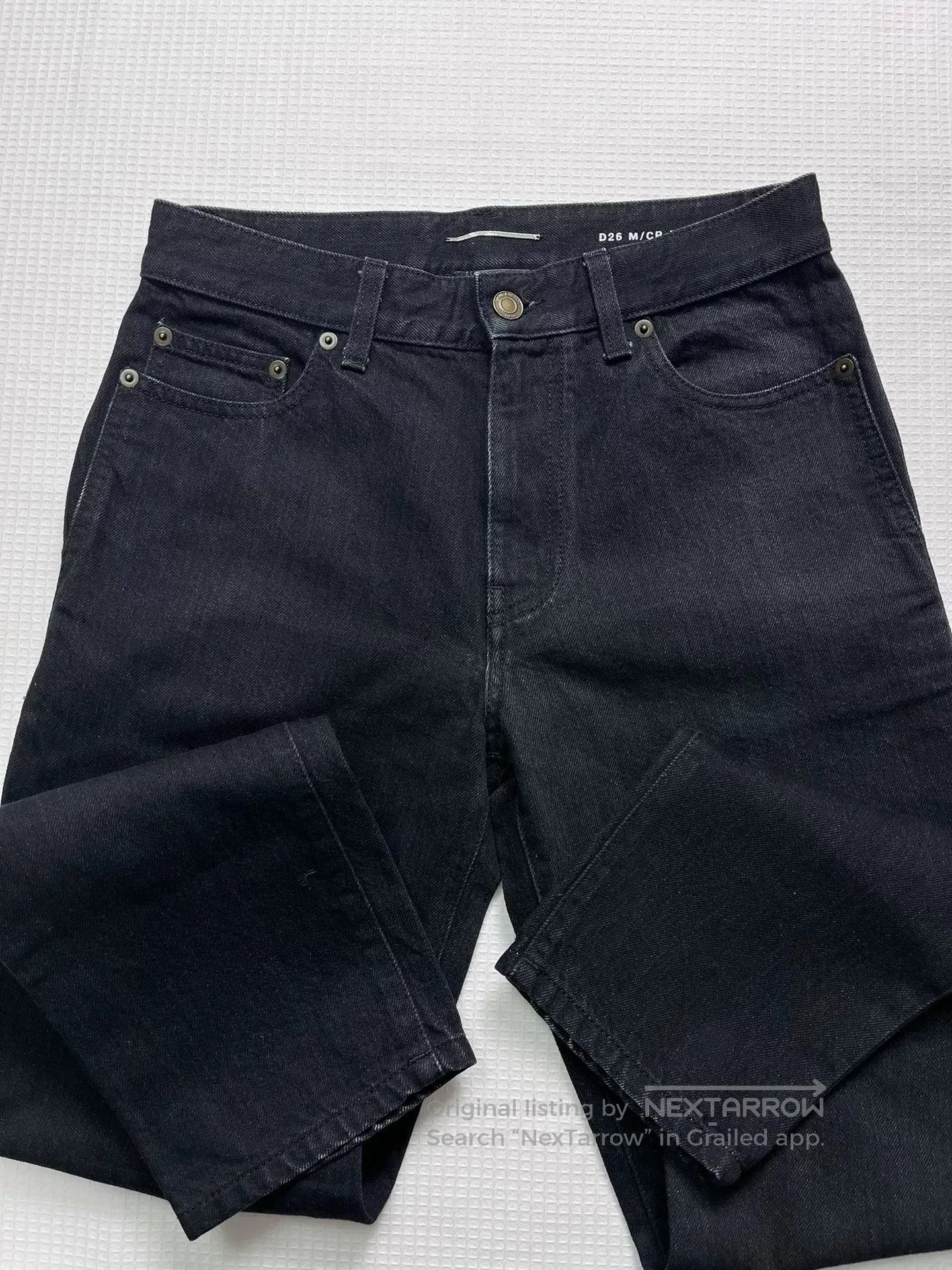 Saint Laurent Paris Saint Laurent Black Jeans. Size 28" / US 6 / IT 42 - 4 Thumbnail