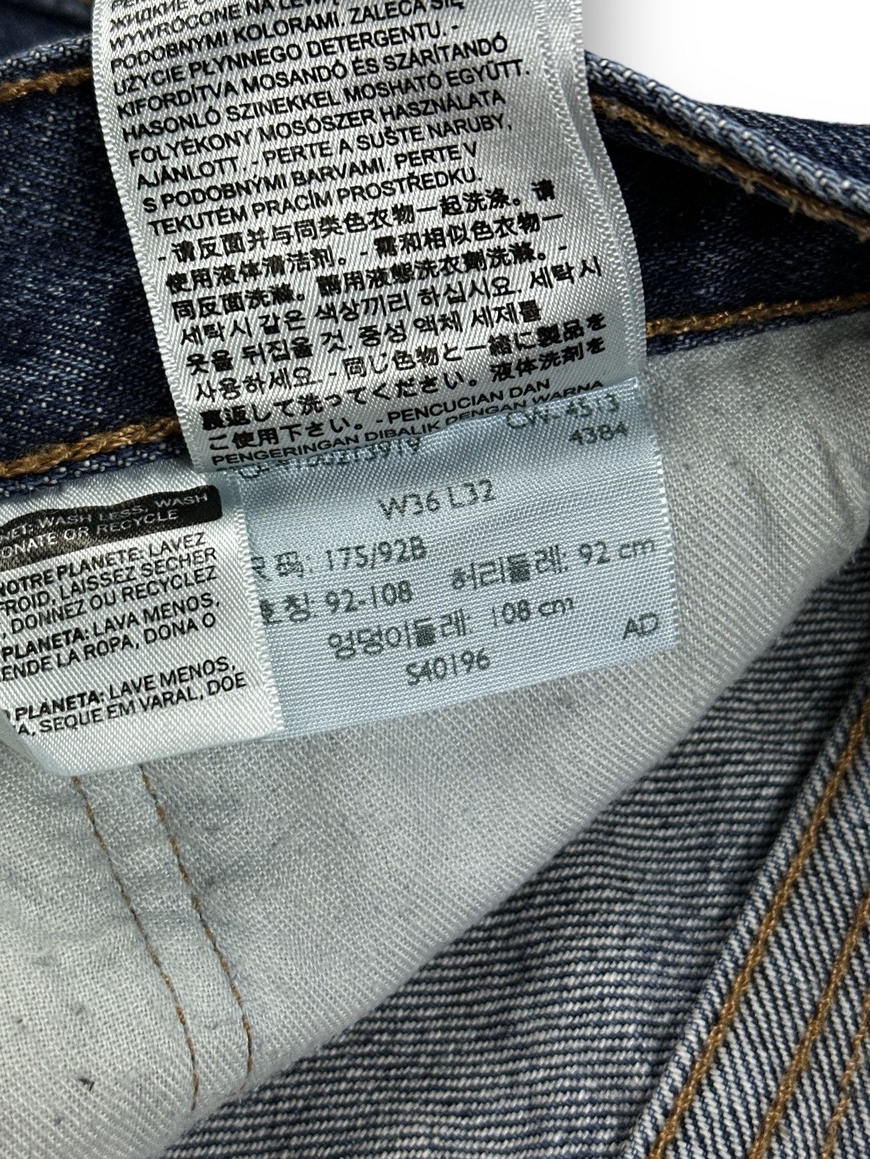Levi's Levis 501 Jeans Blue Denim Pants Men’s Size W36 L32 Size US 36 / EU 52 - 12 Thumbnail
