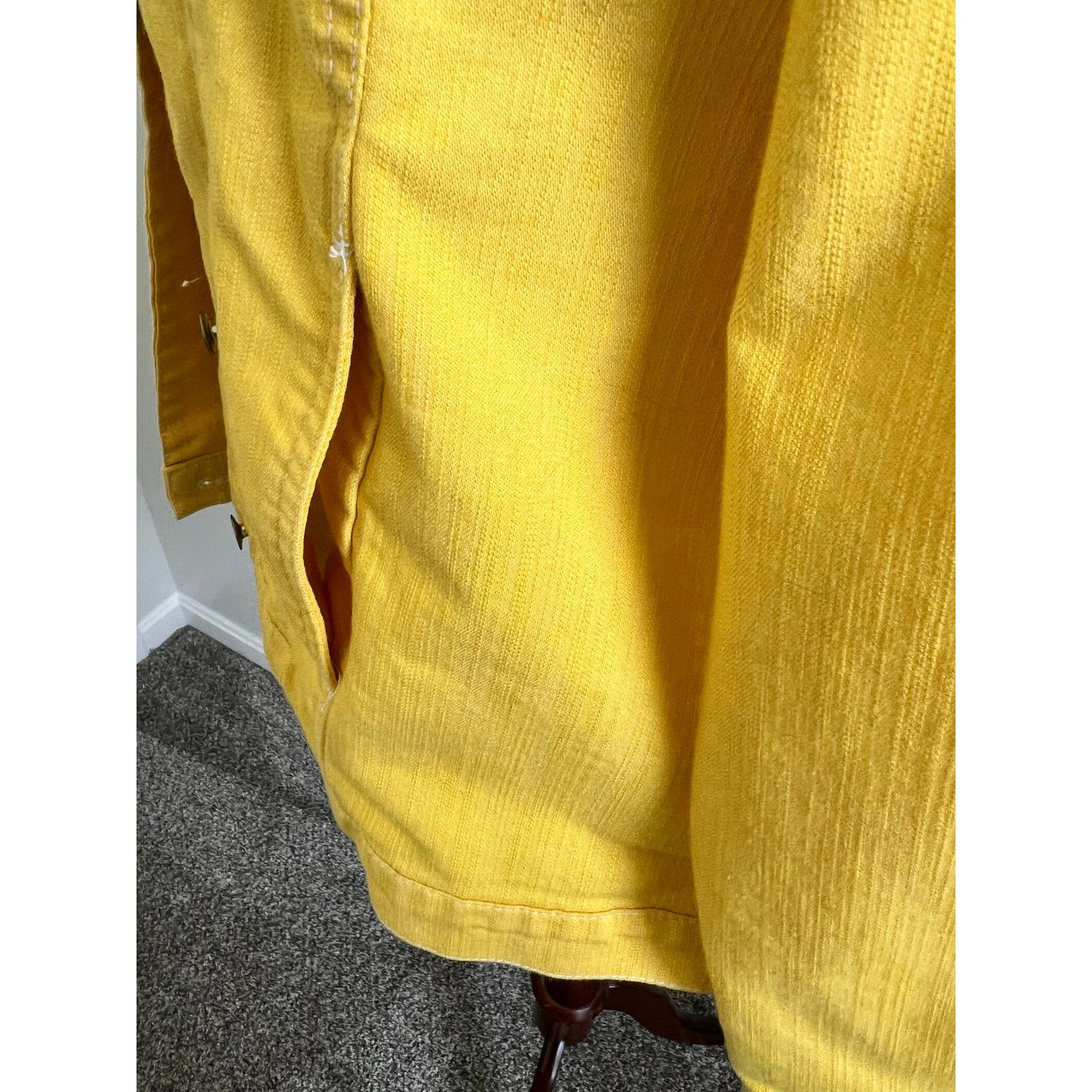 Denim & Co. D & Co Denim & Company Yellow Denim Jacket Large Size L / US 10 / IT 46 - 6 Thumbnail