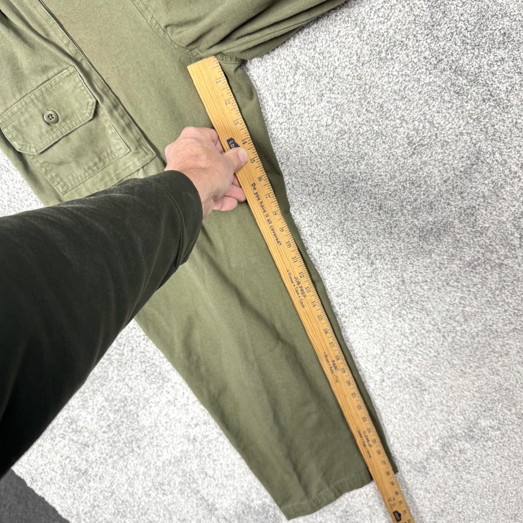 Vintage Cabela's Cargo Pants Mens 33x28.5 Green Classic Fit Canvas Workwear Casual Size US 33 - 4 Thumbnail