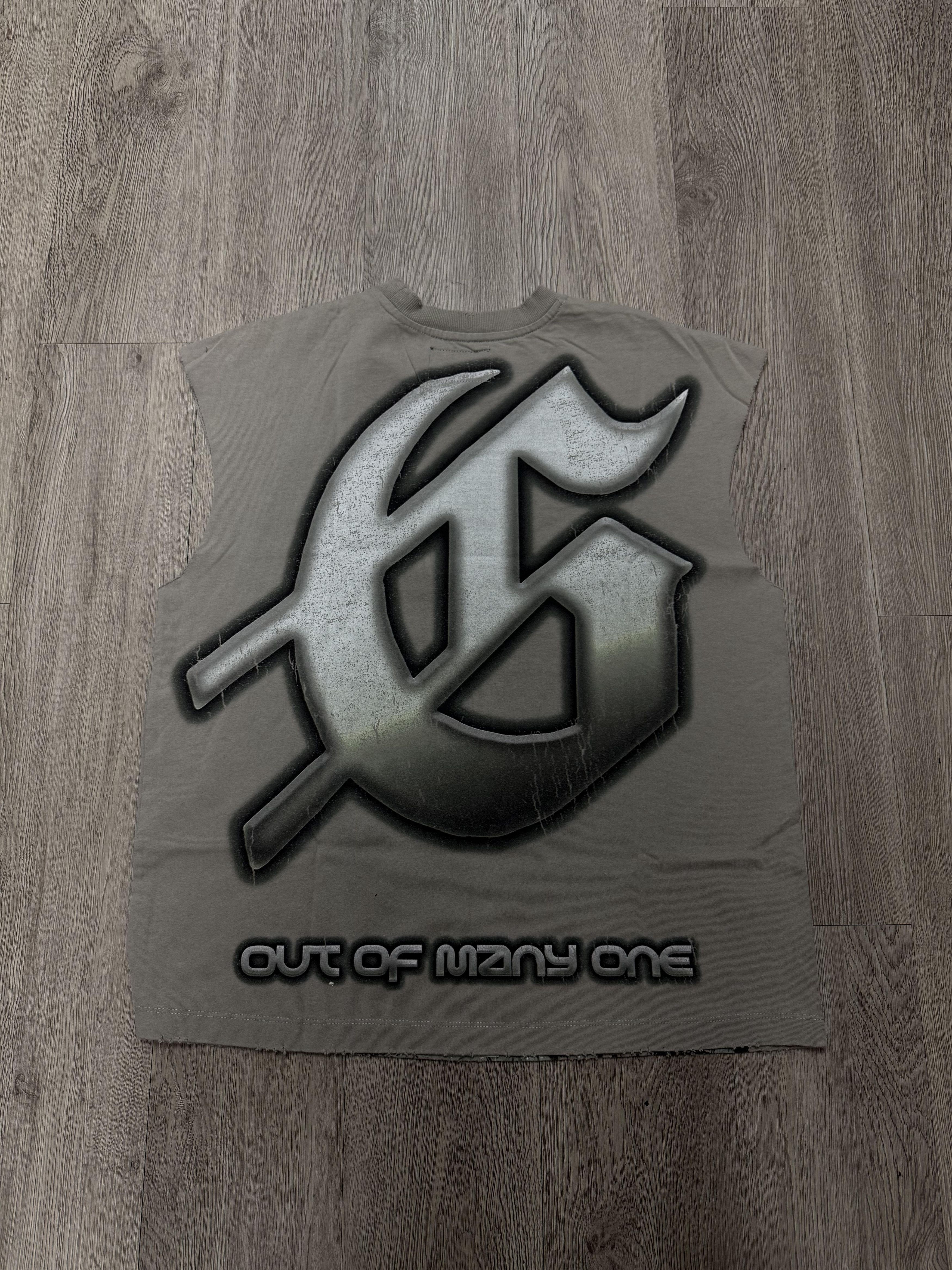 Godspeed Godspeed "Sunken Liberty 2" Slate Grey Sleeveless Tee Size US XL / EU 56 / 4 - 2 Thumbnail
