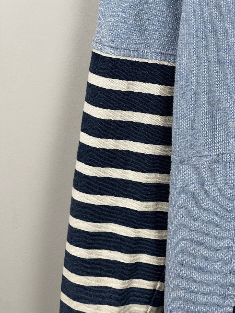 Bleu De Paname Blue De Paname Workwear Indigo Patchwork Sweatshirt Size US M / EU 48-50 / 2 - 6 Thumbnail