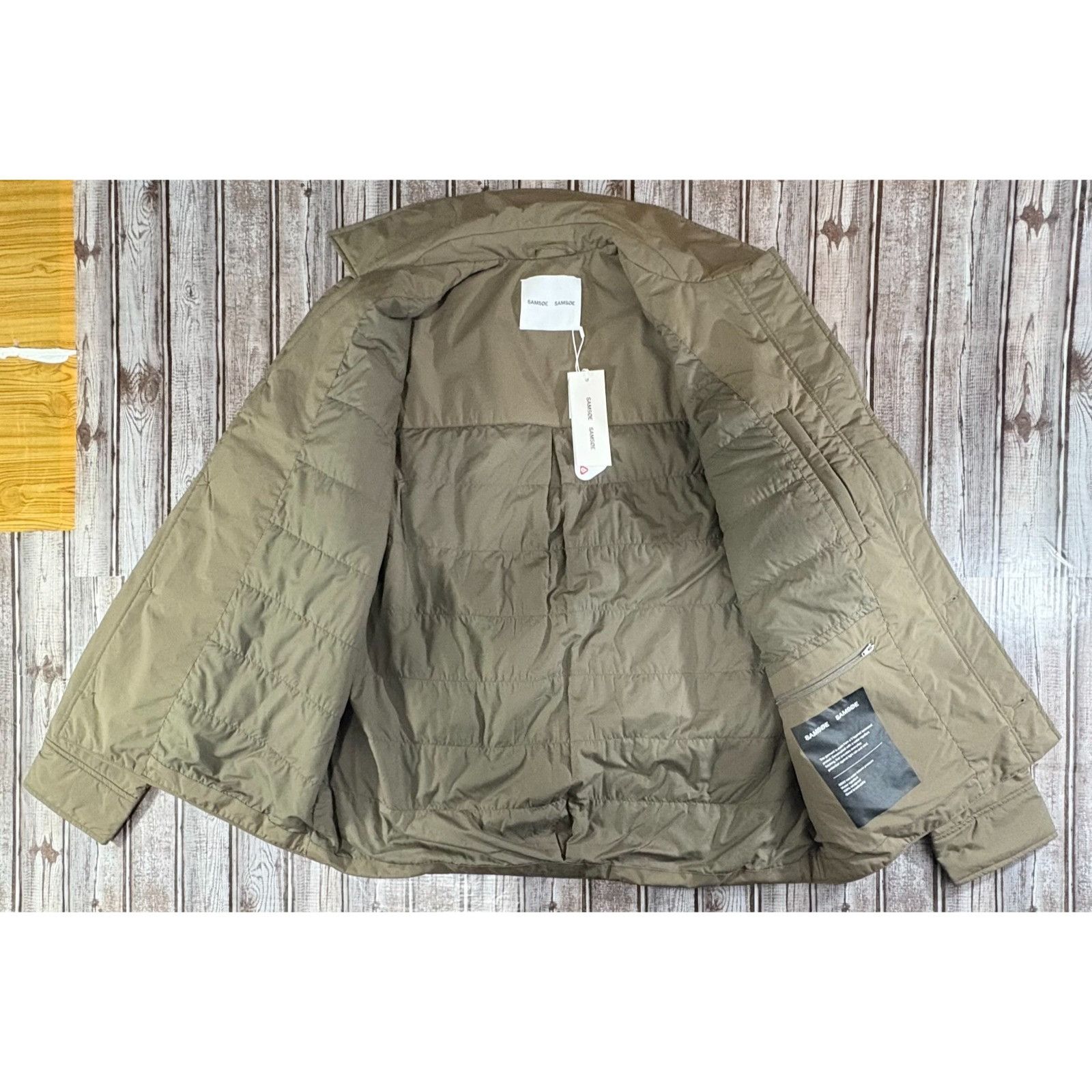 Samsoe Samsoe SAMSOE SAMSOE Sapally shirt jacket size XL color canteen NWT Size US XL / EU 56 / 4 - 12 Thumbnail