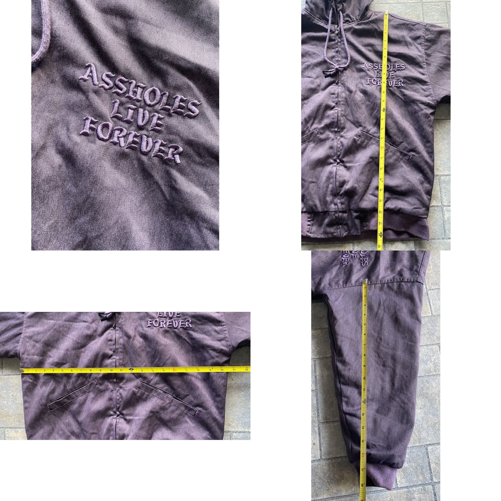 Olive VINTAGE A**holes Live Forever Jacket Coat Hooded Men S Small Polyester See Photos Jacket Mens Small Hooded Size US S / EU 44-46 / 1 - 8 Thumbnail