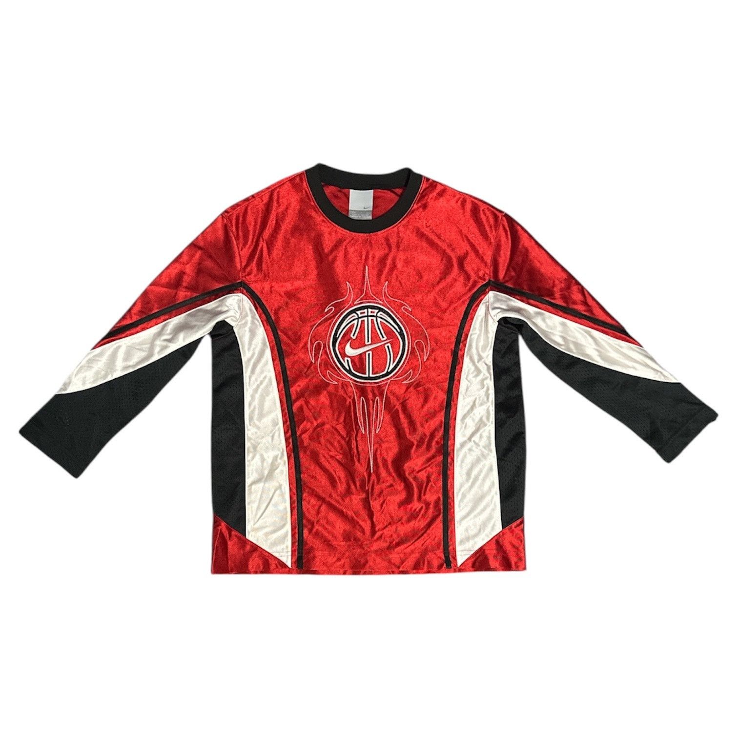 Nike Vintage Nike Long Sleeve Satin Jersey Size S / US 4 / IT 40 - 1 Thumbnail