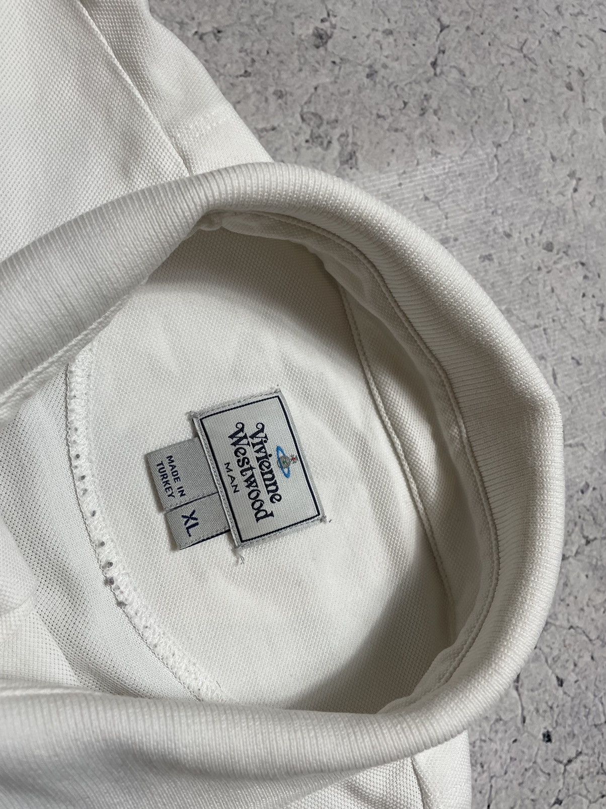 Vivienne Westwood Vintage Vivienne Westwood Luxury Polo T-Shirt White Y2K Size US XL / EU 56 / 4 - 8 Thumbnail