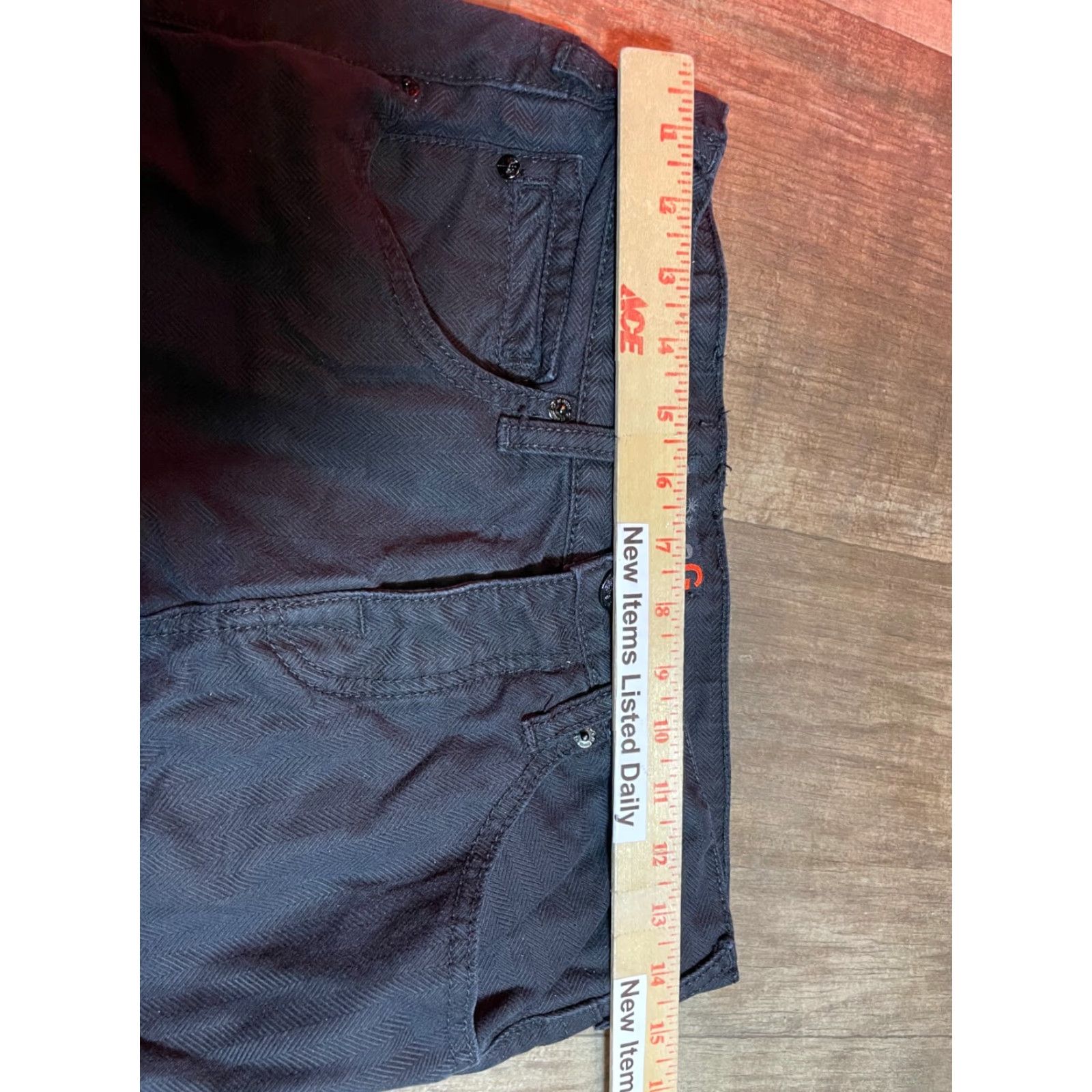 Guess G by GUESS Jeans Mens 29 x 28 Black Cal and low straight Pants Size US 29 - 3 Thumbnail