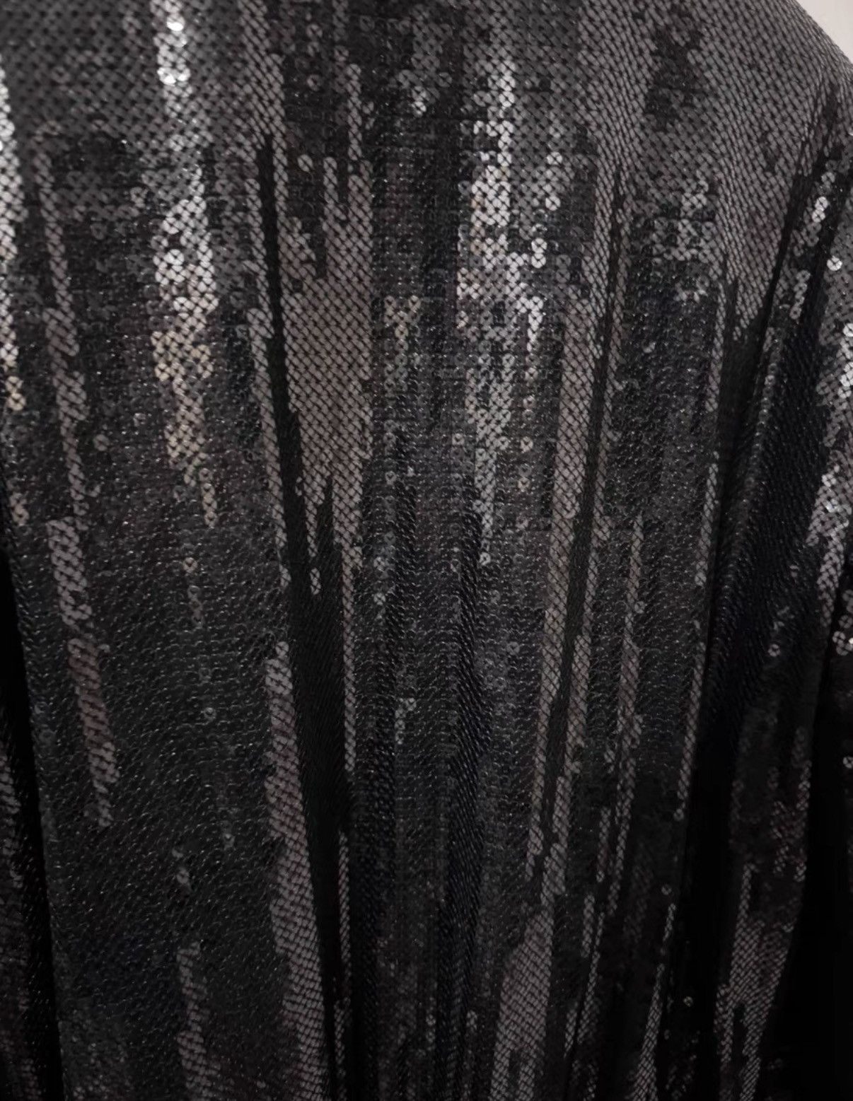 Saint Laurent Paris SLP 17FW "Black Knight" Round Sequin Jacket / Varsity Jacket Size US M / EU 48-50 / 2 - 4 Thumbnail