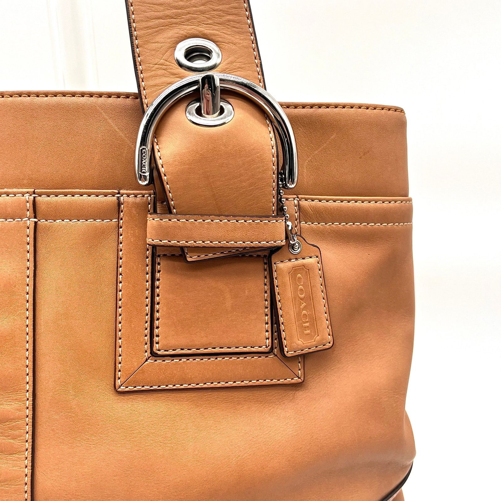 Coach COACH Soho Leather Satchel, Large Buckles Size ONE SIZE - 2 Thumbnail