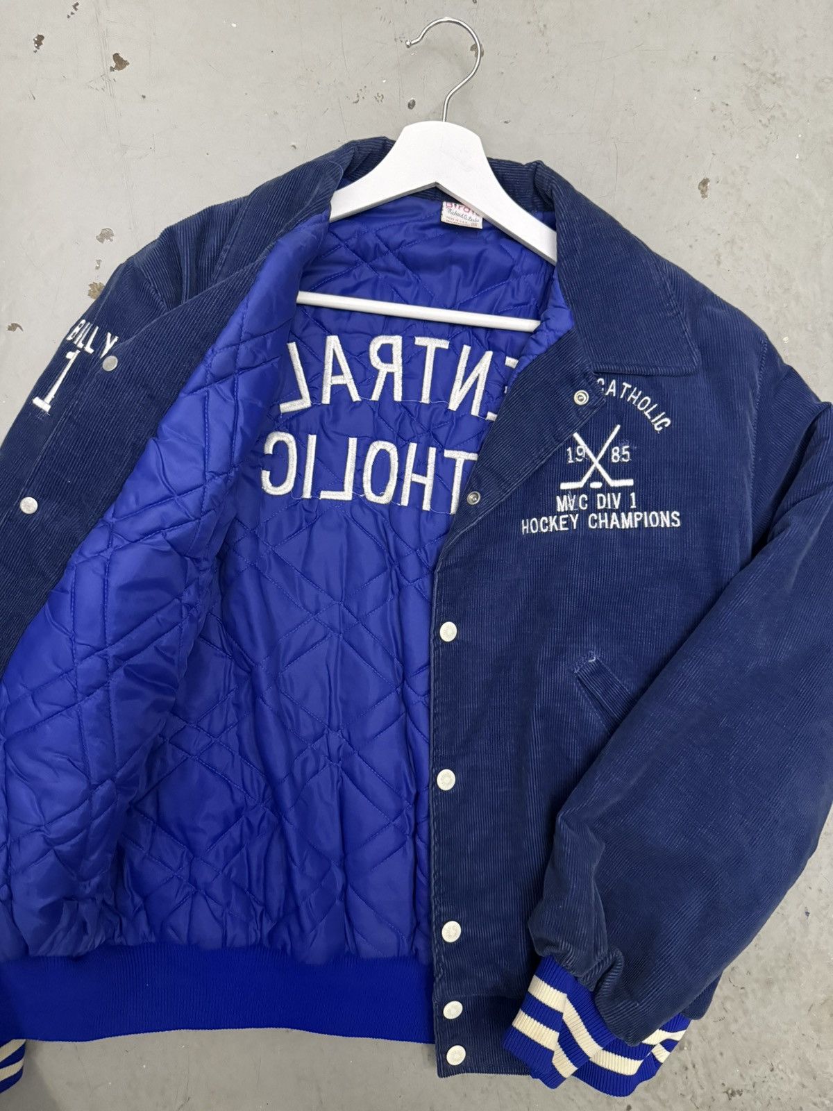 Vintage Vintage Varsity Jacket Size US L / EU 52-54 / 3 - 3 Thumbnail