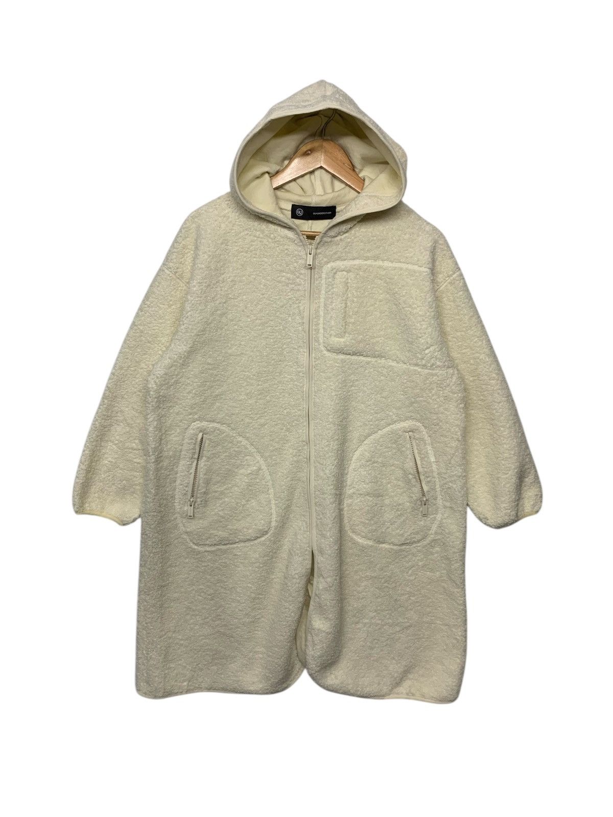 GU × Japanese Brand × Undercover Gu X Undercover Fleece Zipper Down Long Jacket Size US M / EU 48-50 / 2 - 1 Thumbnail