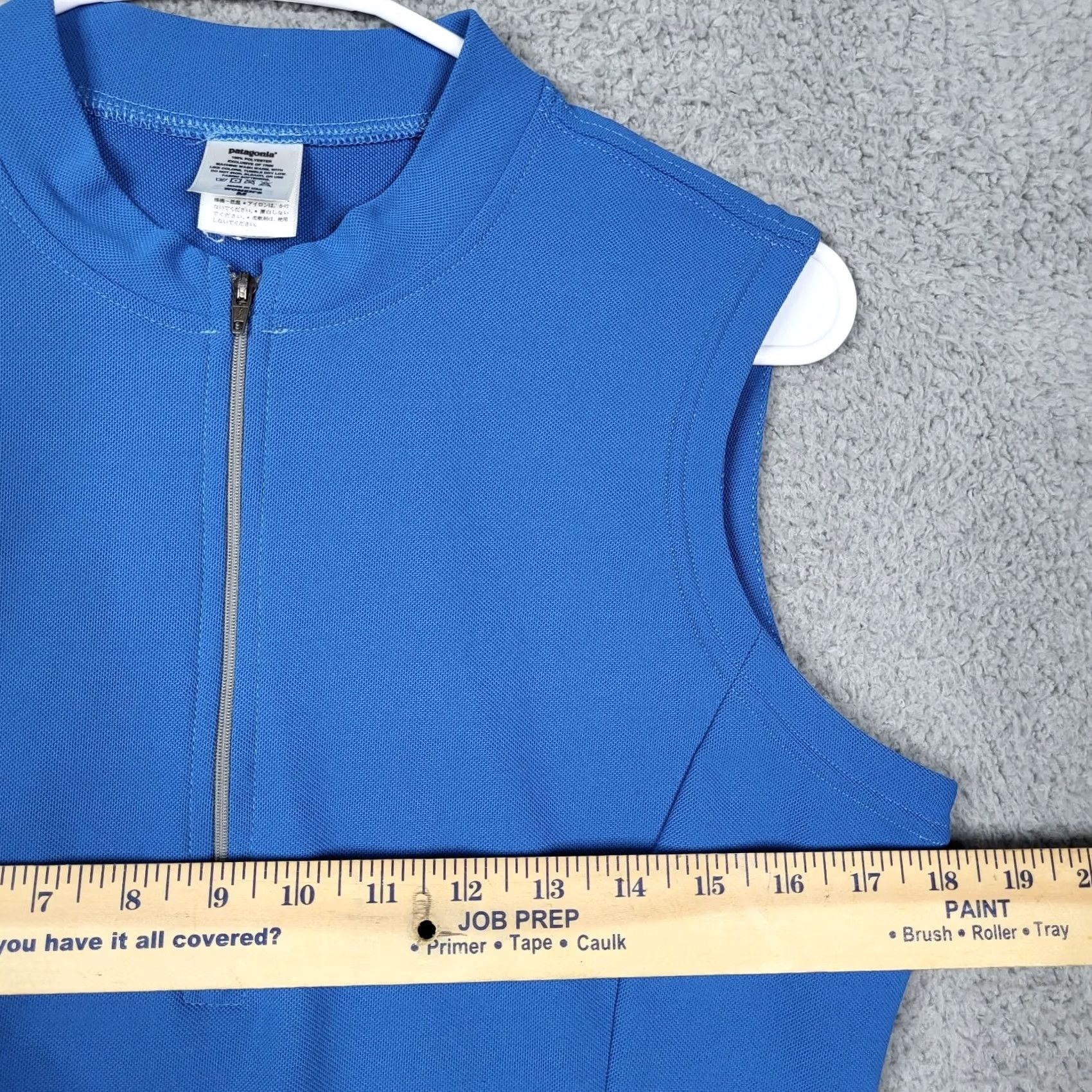 Patagonia Patagonia Tank Women's Blue 1/2 Zipper Back Pocket Size M Sleeveless Regular Fit Size M / US 6-8 / IT 42-44 - 4 Thumbnail