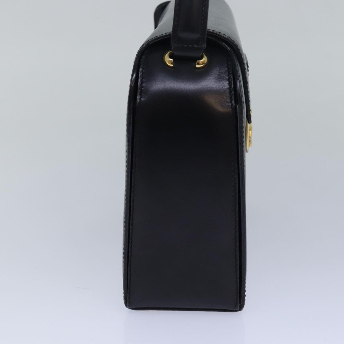 Celine CELINE Hand Bag Leather Black Size ONE SIZE - 4 Thumbnail