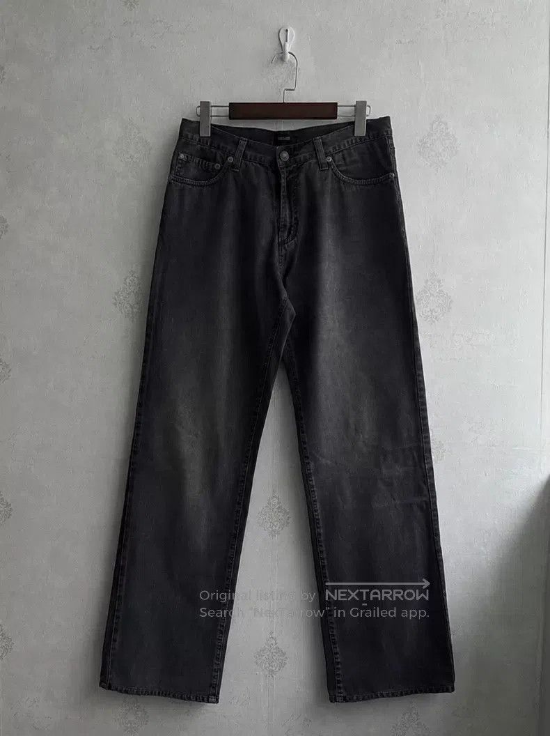 Versace Versace Grey Blue Washed Distressed Trousers i Size US 32 / EU 48 - 2 Thumbnail