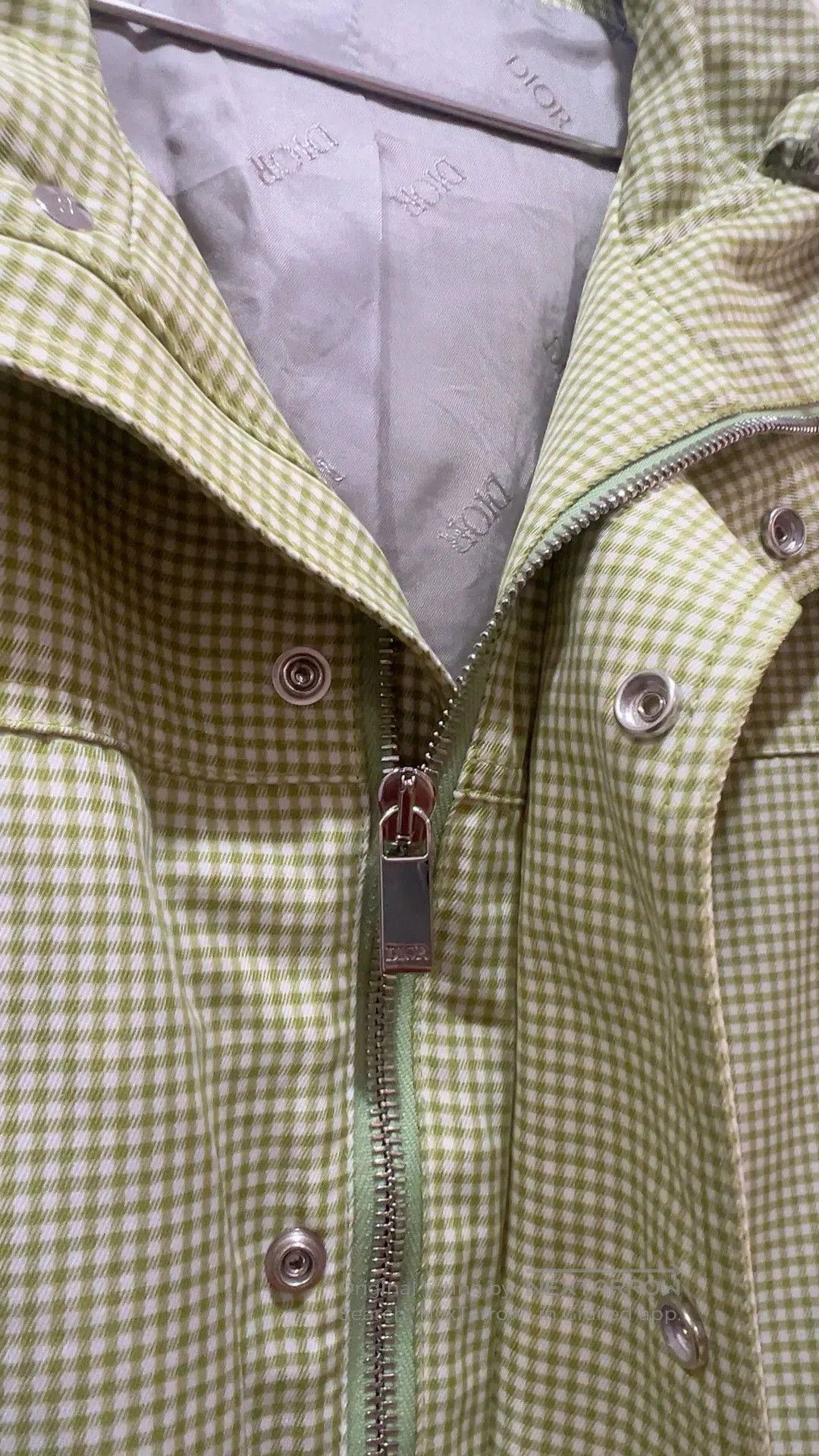 Dior dior green plaid hooded jacket. Size US S / EU 44-46 / 1 - 5 Thumbnail