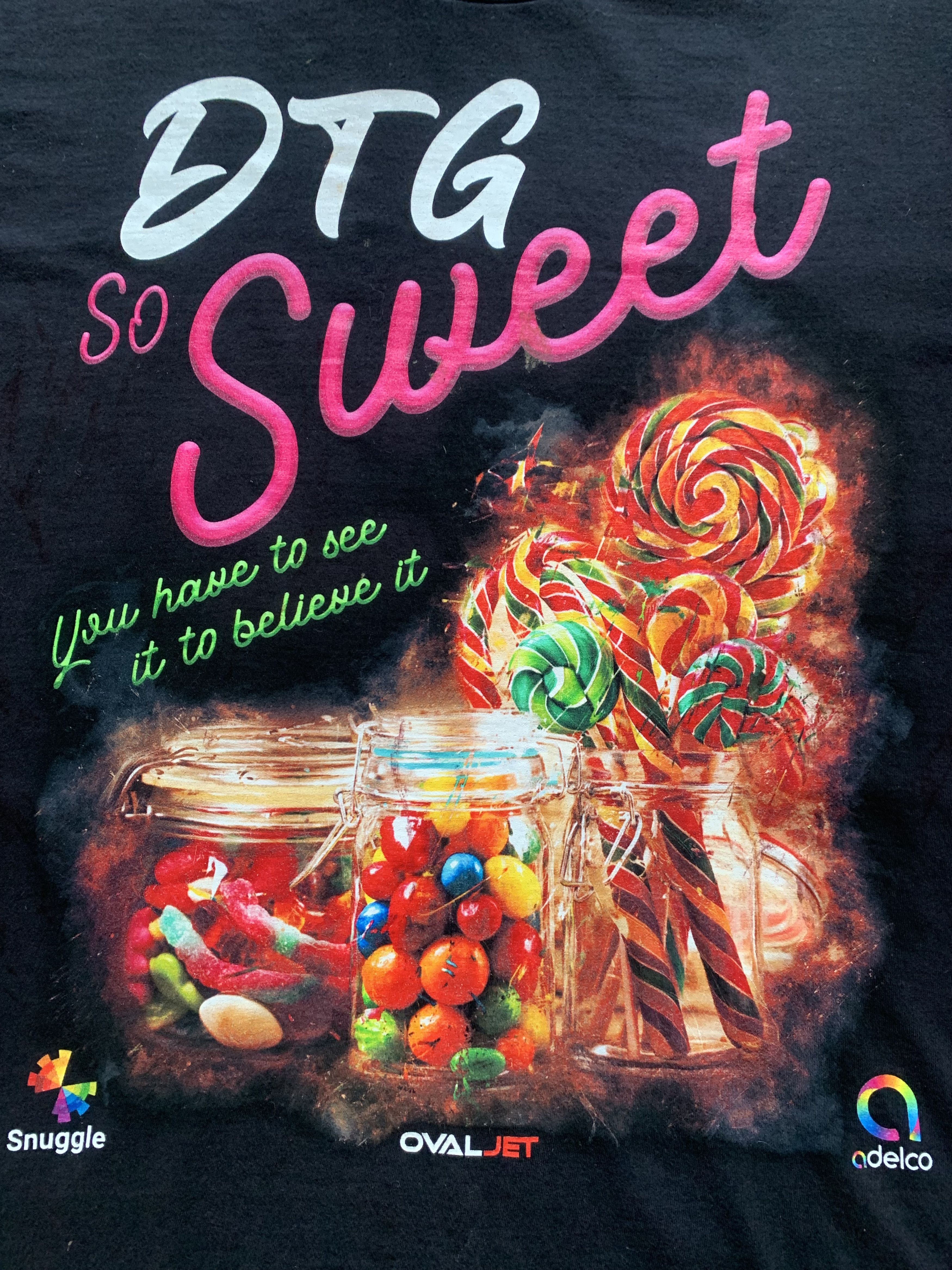 Fruit Of The Loom Fruit Of The Loom Candy Black Printed T Shirt Size US M / EU 48-50 / 2 - 5 Thumbnail