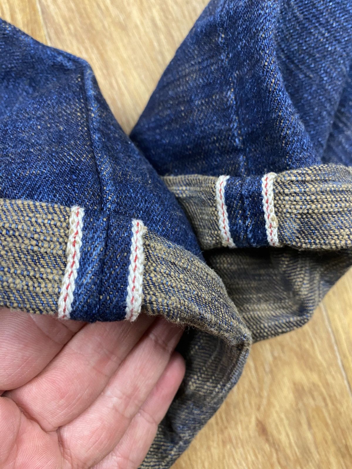 Japan Blue × Japanese Brand × Salvage Japan Blue JB0626 “Godzilla” 18oz Selvedge Denim Jeans Size US 30 / EU 46 - 9 Thumbnail