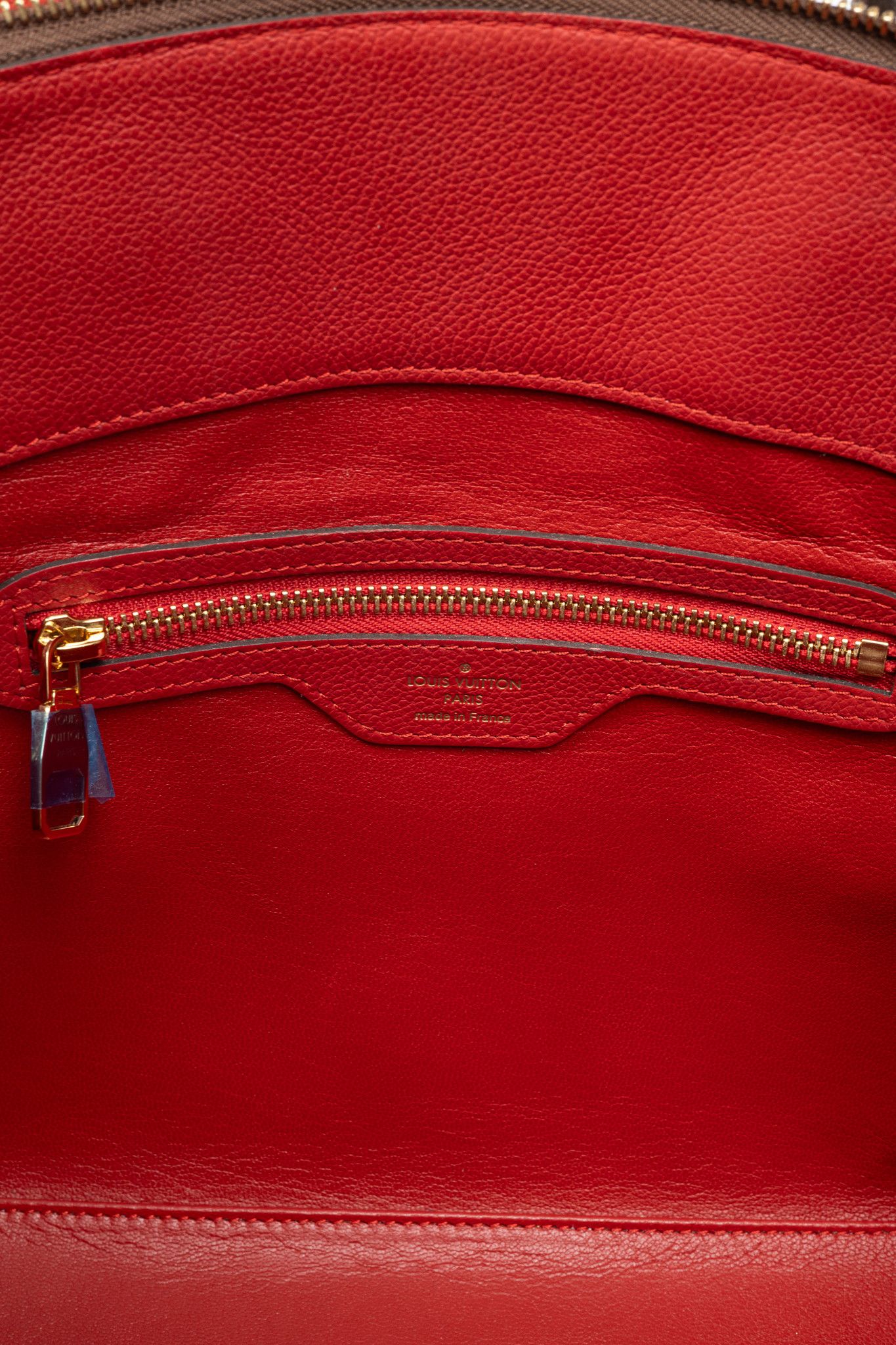 Louis Vuitton Louis Vuitton Majestueux PM Red Monogram Exotique Tote Size ONE SIZE - 15 Thumbnail