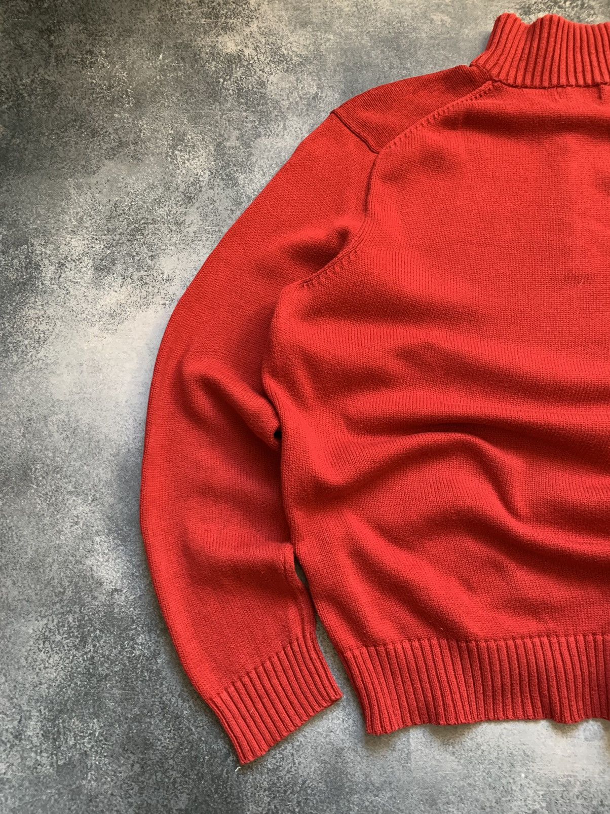 Polo Ralph Lauren × Vintage Vintage Polo Ralph Lauren Zip 1/4 Sweater Old Money Y2K Size US XL / EU 56 / 4 - 12 Thumbnail
