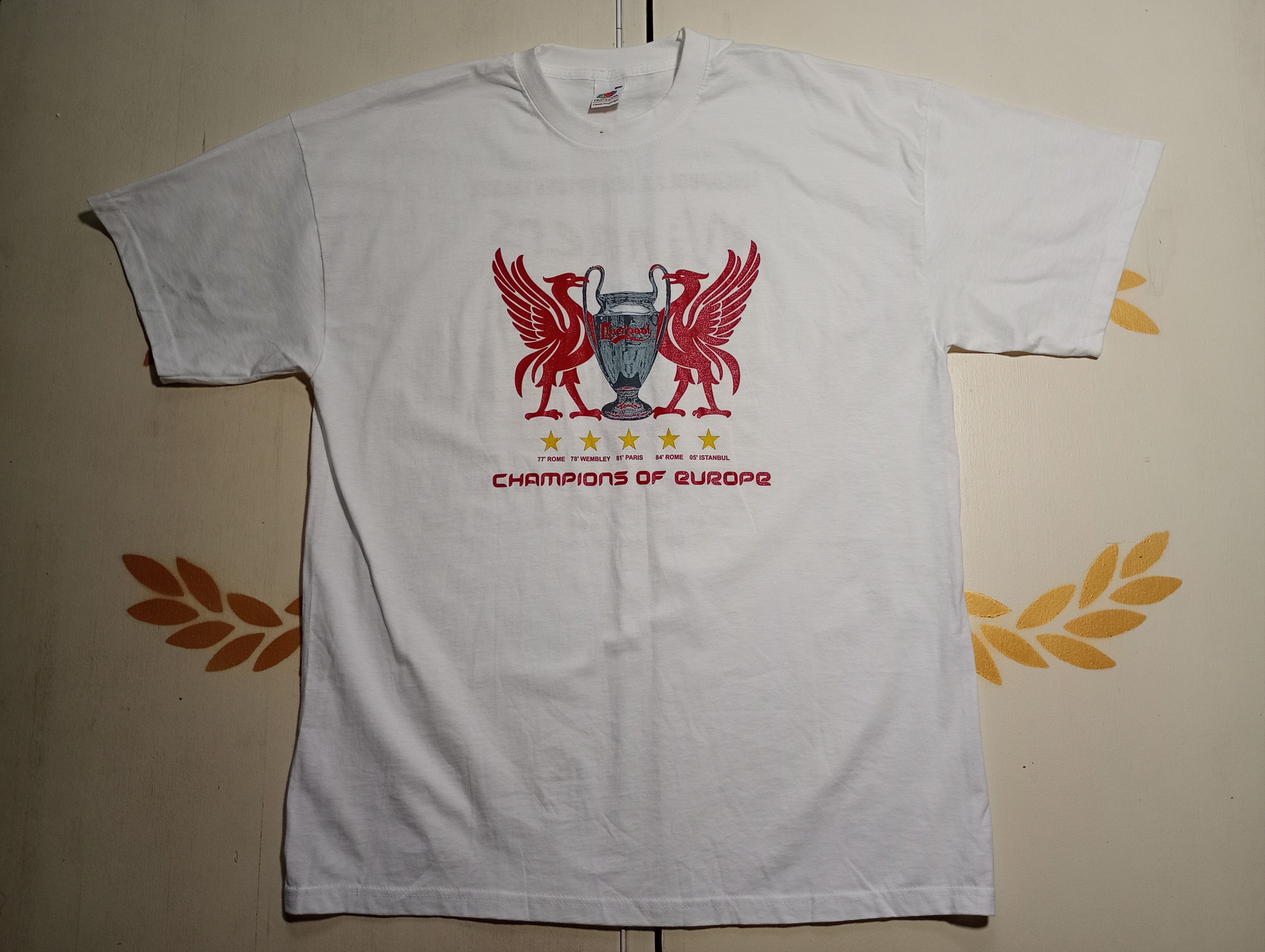 Fruit Of The Loom Fruit Of The Loom Liverpool Winner Champions League 2005 Size US XL / EU 56 / 4 - 1 Thumbnail