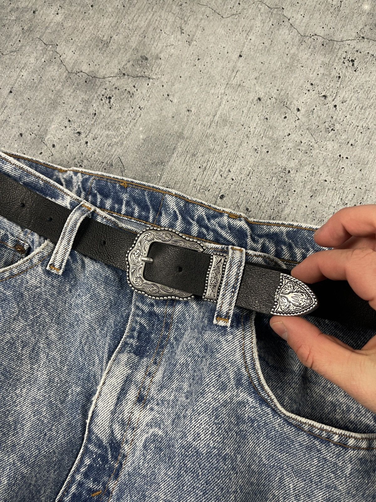 Vintage crazy y2k belt avant-garde style Size ONE SIZE - 2 Thumbnail