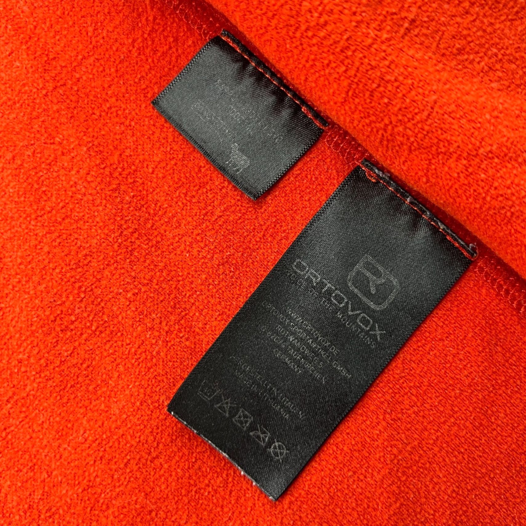 ORTOVOX Ortovox Jacket Mens Large Merino Inside Full Zip Hooded Softshell Orange Track Jacket Mens L Orange Merino Inside Full Zip Hooded Softshell Size US L / EU 52-54 / 3 - 7 Thumbnail