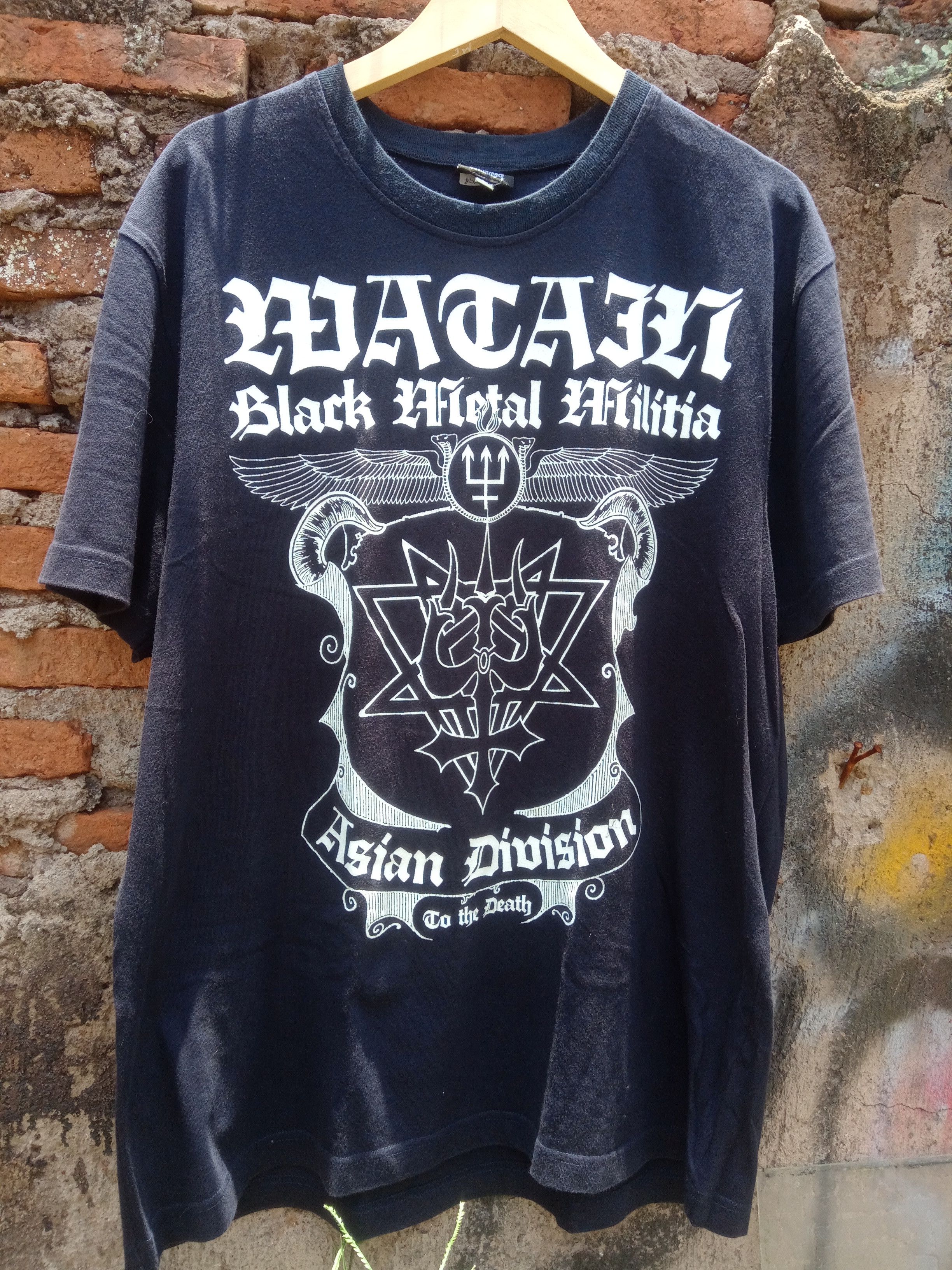 Band Tees × Vintage WATAIN black metal militia Asian division Size US XL / EU 56 / 4 - 1 Thumbnail
