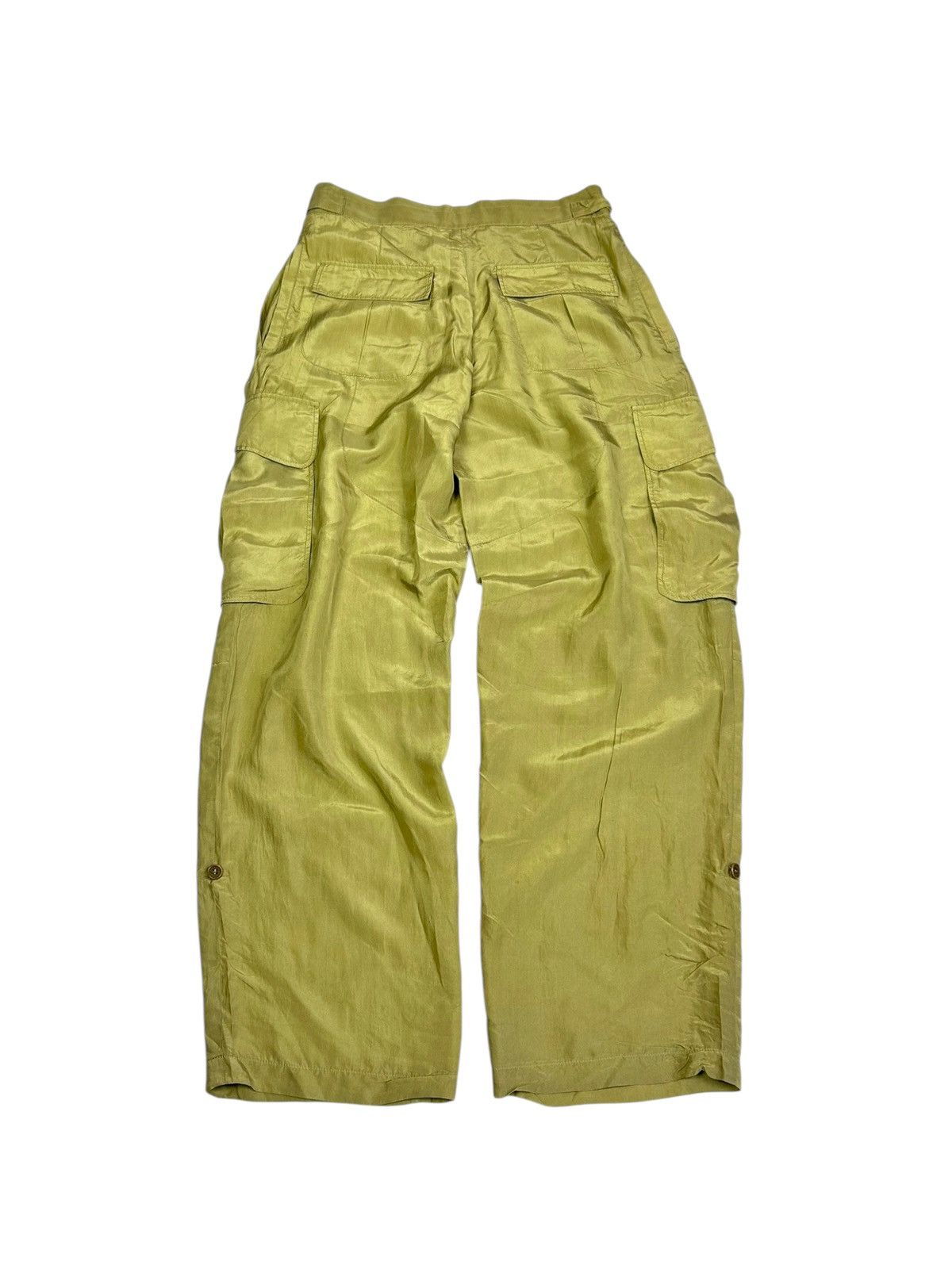 Alexander McQueen Alexander Mqueen silk cargo pants Size 28" / US 6 / IT 42 - 2 Thumbnail