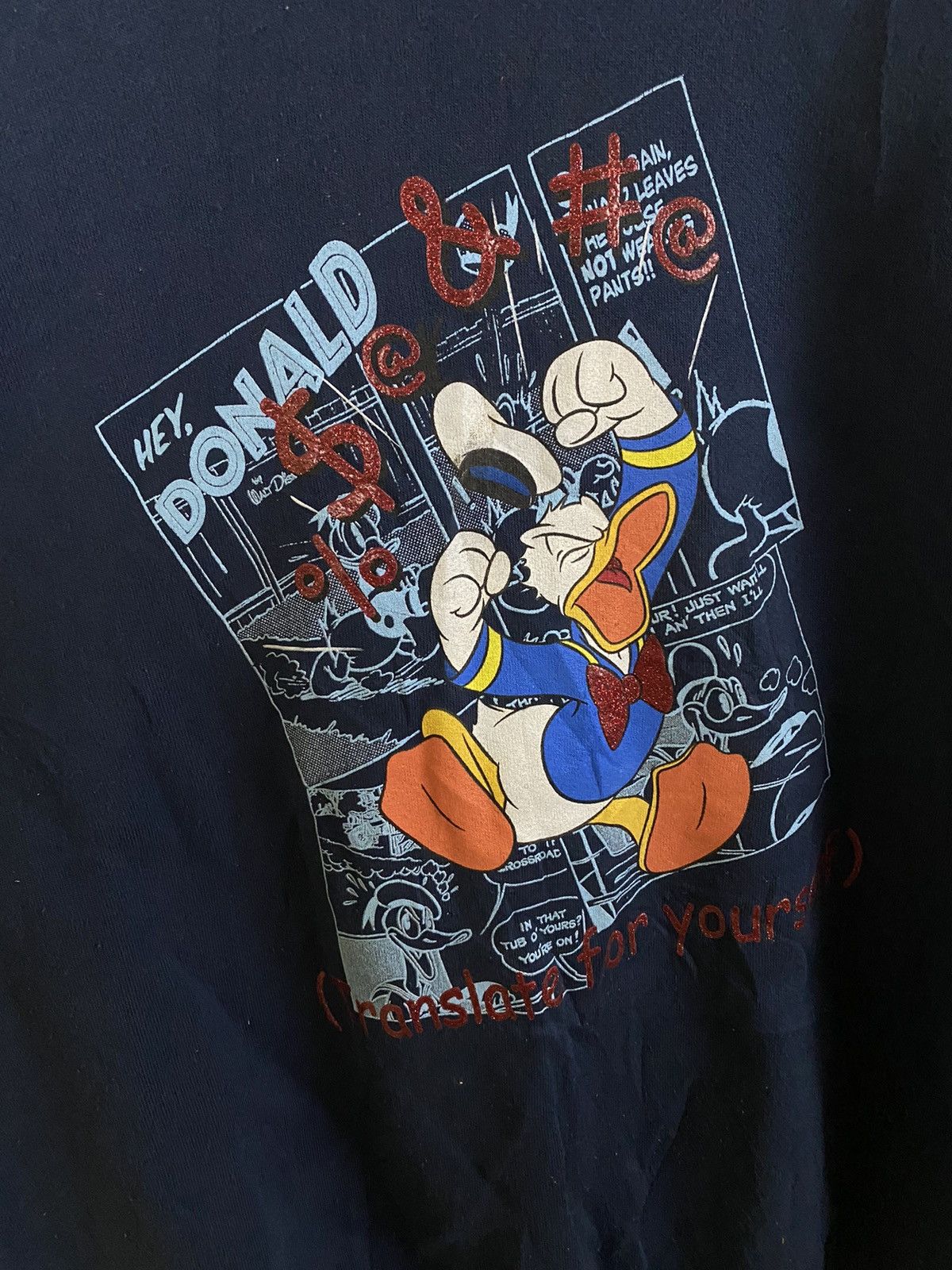 Disney × Japanese Brand × Vintage Vintage Donald Duck Crewneck Size US XL / EU 56 / 4 - 3 Thumbnail