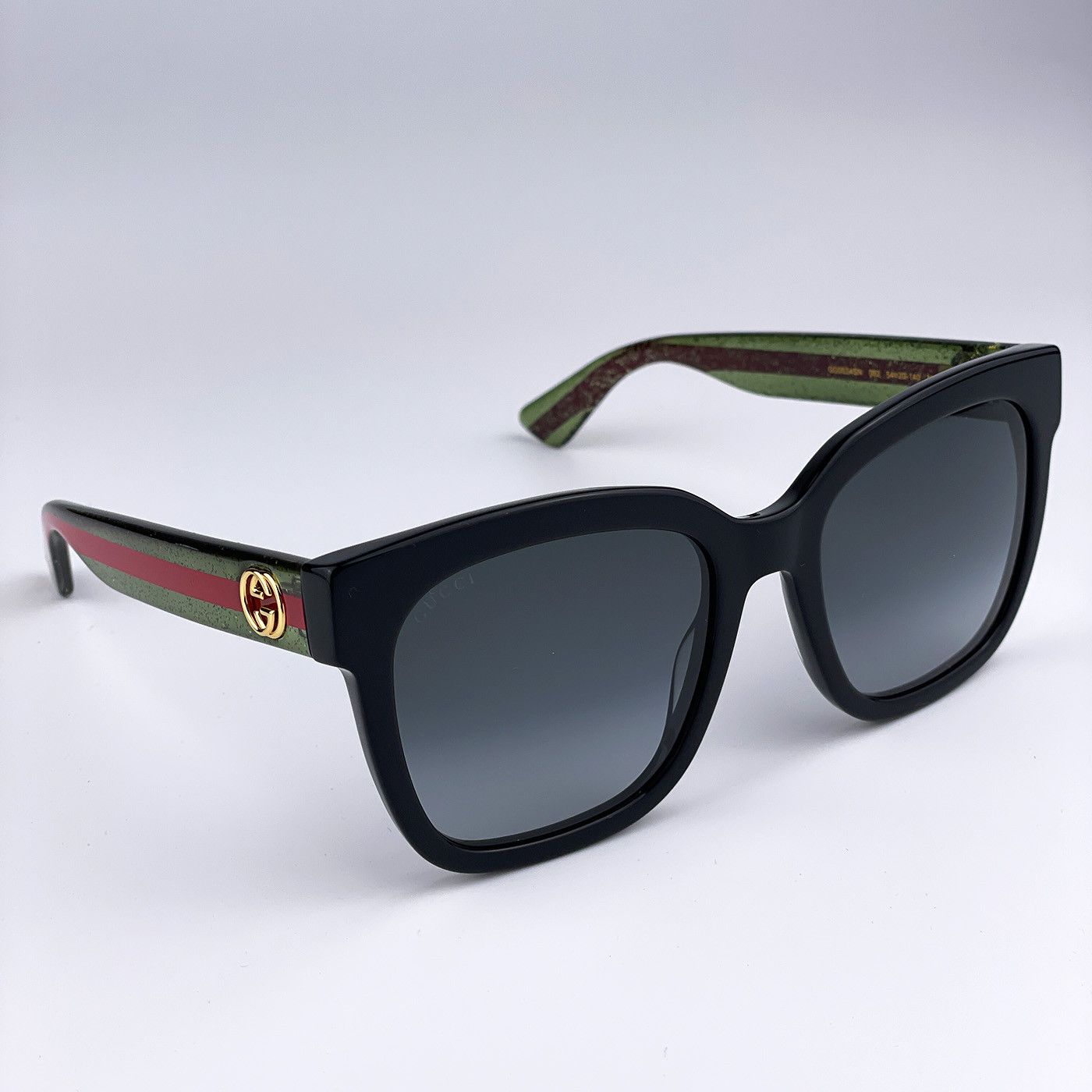 Gucci NEW GUCCI GG0034SN 002 Black Grey Gradient Women Sunglasses Size ONE SIZE - 6 Thumbnail