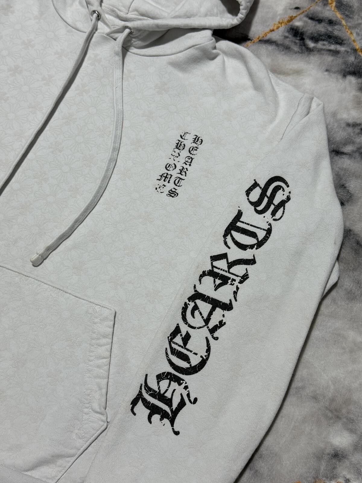 Chrome Hearts Chrome Hearts Reflective Monogram Hoodie White - S Size US S / EU 44-46 / 1 - 3 Thumbnail