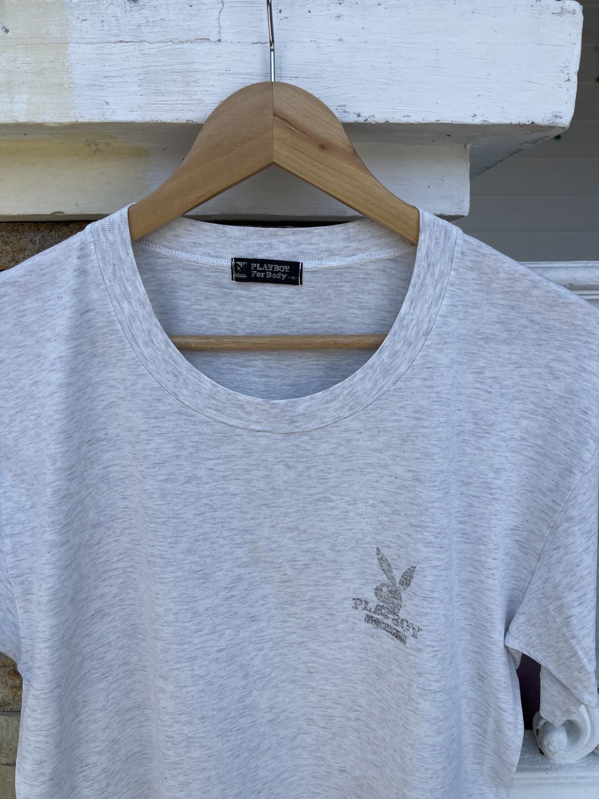 Playboy × Vintage Last Drop🔥Rare🔥Vintage 90s Playboy Single Stitch T-Shirt Size US M / EU 48-50 / 2 - 2 Thumbnail