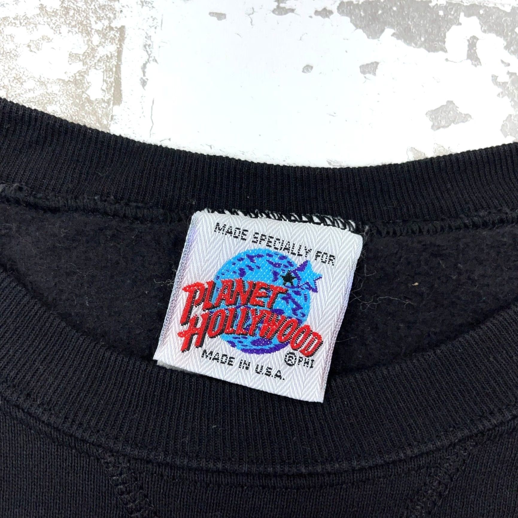 Planet Hollywood Vintage Planet Hollywood Sweatshirt Men XXL Black Crew Neck Orlando USA Made Size US XXL / EU 58 / 5 - 3 Thumbnail