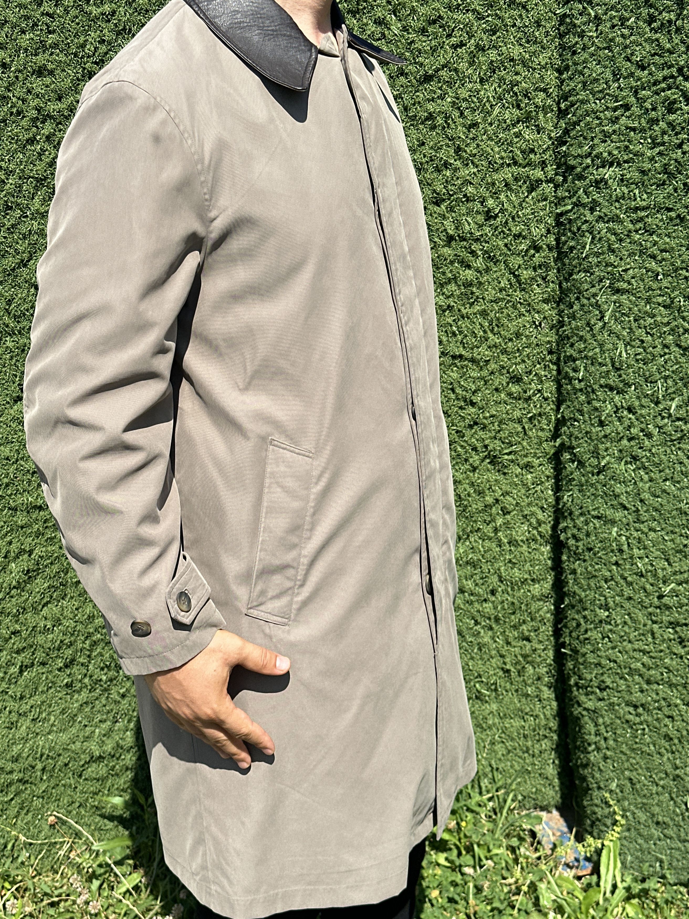 Ermenegildo Zegna Ermenegildo Zegna Prorsum Trench Coat Leather Long Size 48 M Size US M / EU 48-50 / 2 - 11 Thumbnail