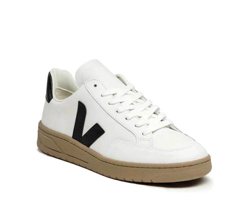 Veja o1s22i1n1224 V-12 Sneakers in White Black Size US 8 / EU 41 - 2 Thumbnail