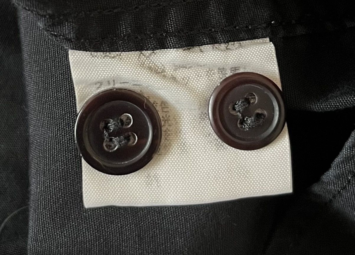 Issey Miyake Vintage issey miyake wide collar black button up shirt Size US M / EU 48-50 / 2 - 4 Thumbnail