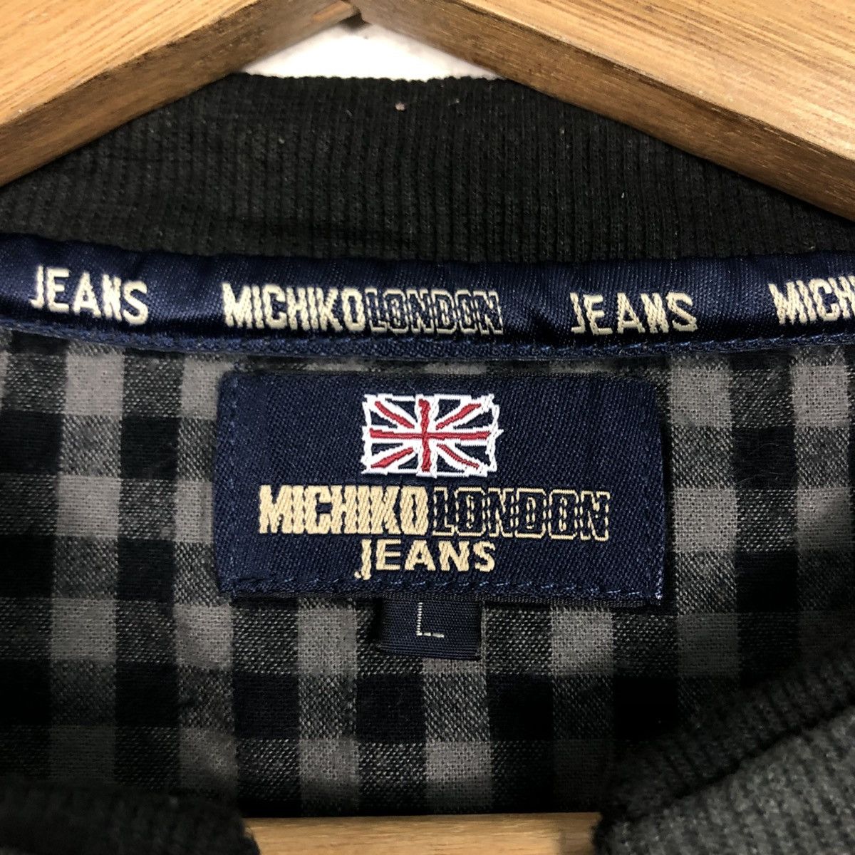 Japanese Brand 📌Vintage Sweatshirt Collar Michiko London Jeans Size US L / EU 52-54 / 3 - 16 Thumbnail
