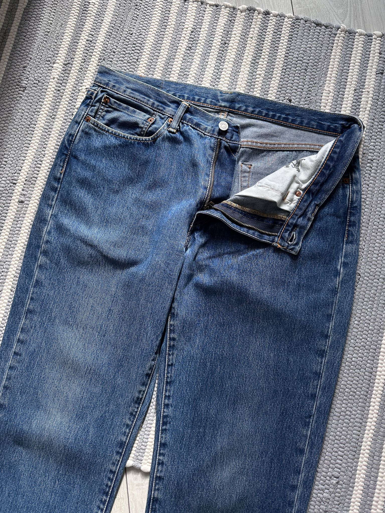 Levi's Vintage Levis 514 Blue Denim Jeans 36x31 Size US 36 / EU 52 - 4 Thumbnail