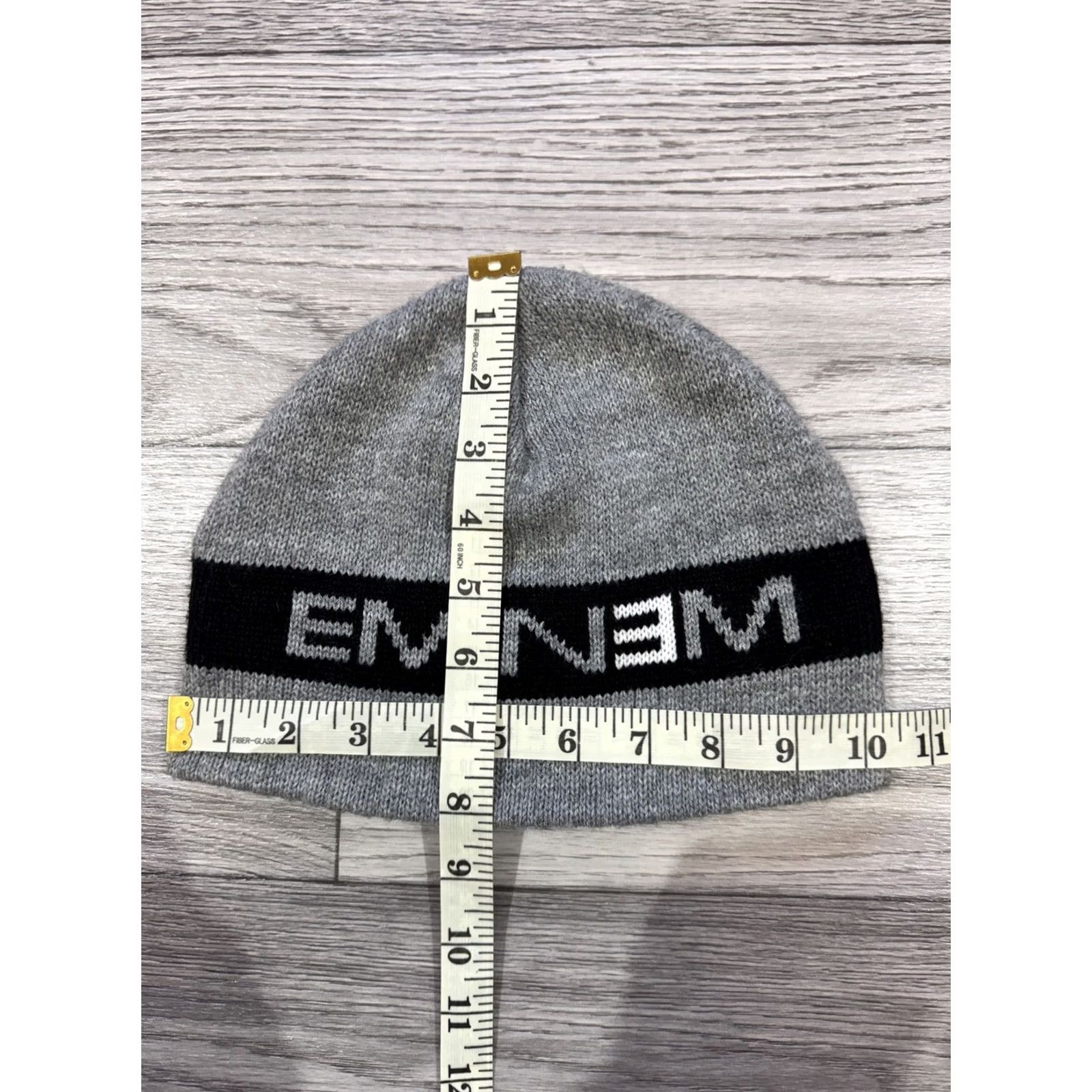 Vintage VINTAGE Bio Domes Beanie Gray Hat Cap Eminem Hip Hop 2002 Y2K Mens One Size Size ONE SIZE - 3 Thumbnail