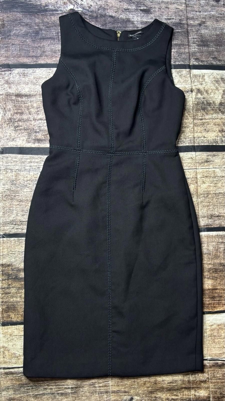 Club Monaco Navy Blue Zipper Front Womens A Line Fit Flare Luxurious Wool  Bodycon Dress by Club Monaco | Grailed