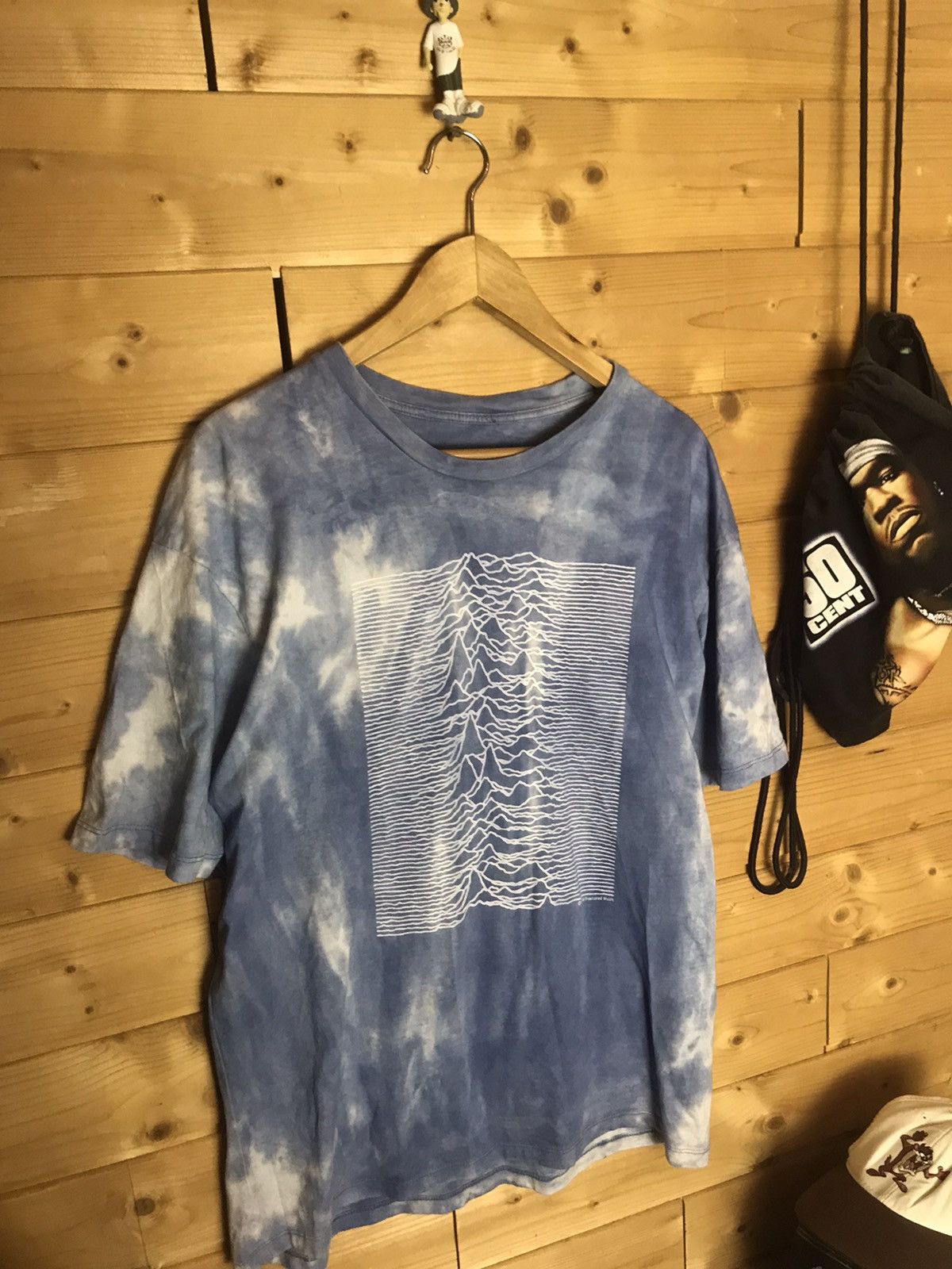 Vintage Joy Division unknown pleasures oversized tie dye t-shirt Size US M / EU 48-50 / 2 - 3 Thumbnail