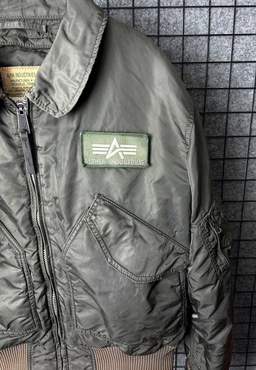 Alpha Industries × Vintage Vintage Alpha Industries MA-1 military jacket size Large Size US L / EU 52-54 / 3 - 2 Thumbnail