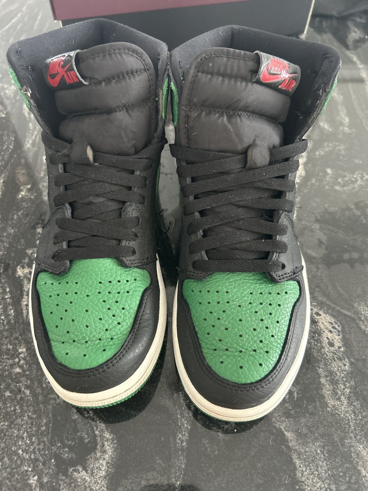 Jordan Brand Jordan retro 1 Pine Green Size US 9 / EU 42 - 5 Thumbnail