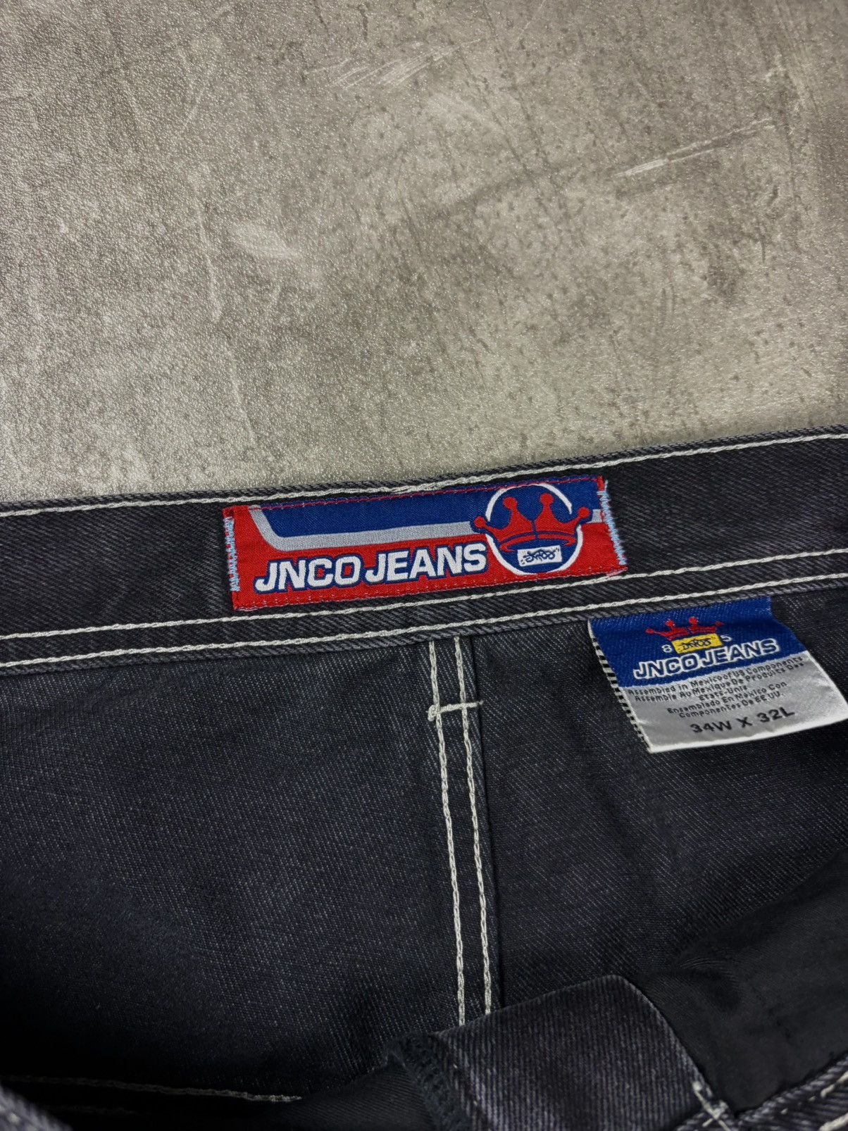 JNCO Vintage JNCO Big Crown Jeans 34x32 Grail Y2K Baggy Jeans Size US 34 / EU 50 - 9 Thumbnail