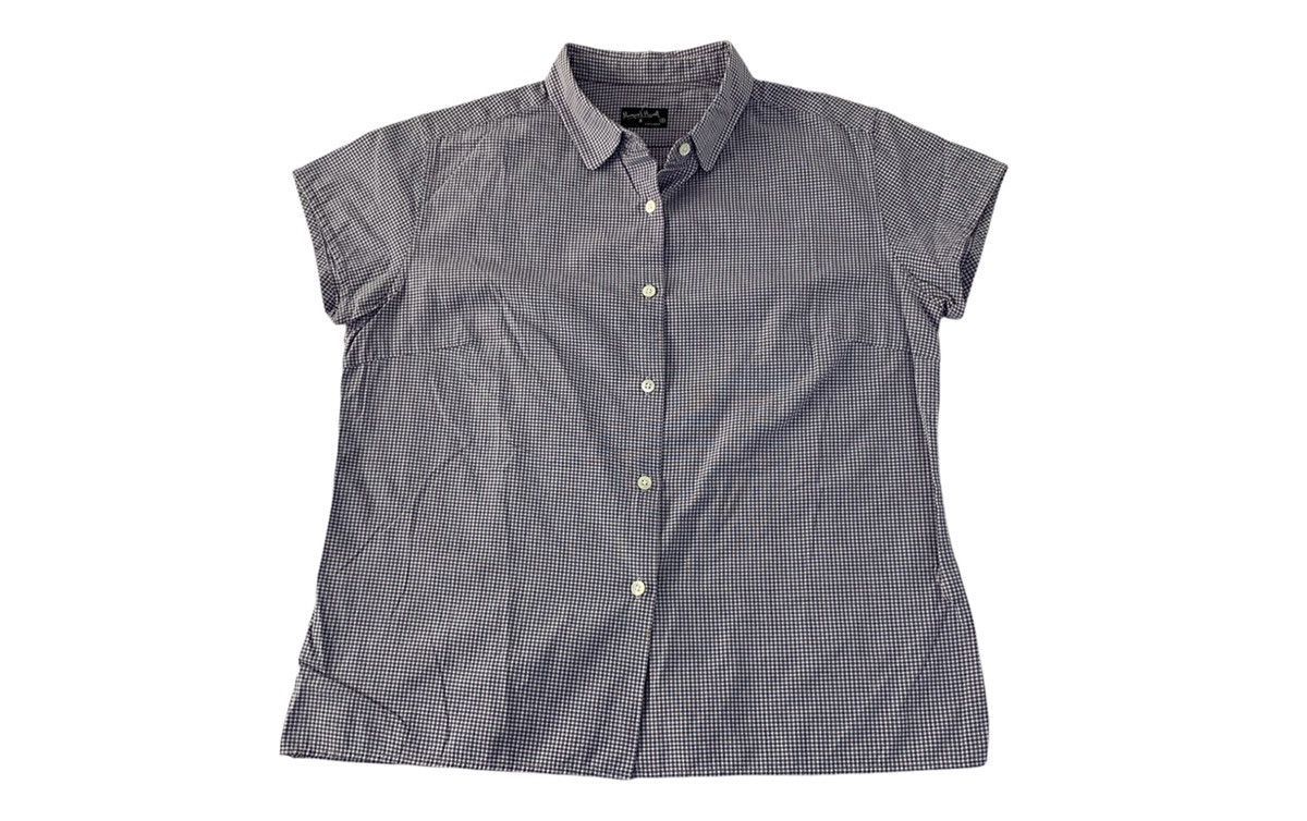 Margarett Howell London England Checkered Button Up Shirt