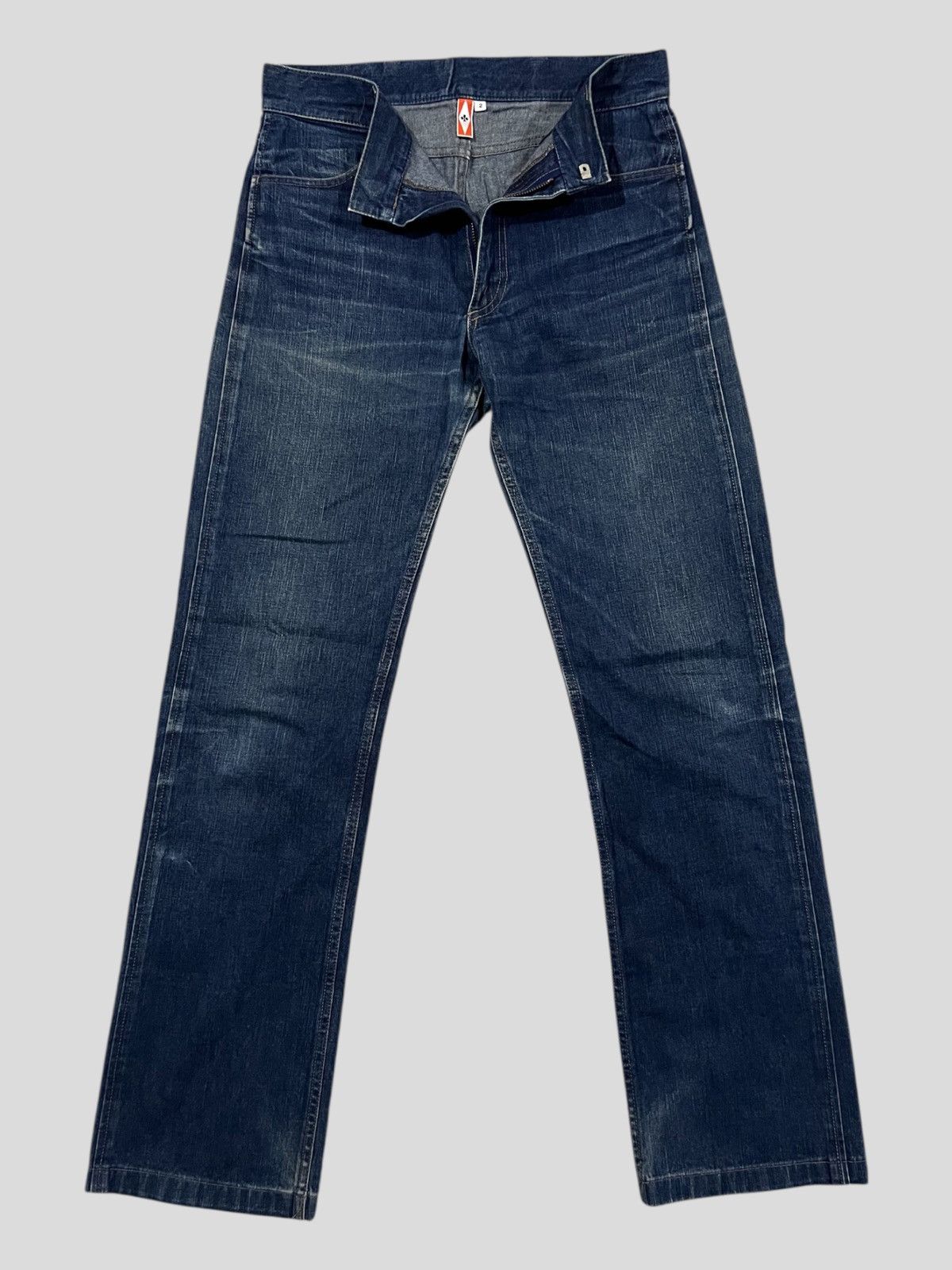 Christophe Lemaire 🇫🇷 Super Flare Hem Honeycomb Wash Denim